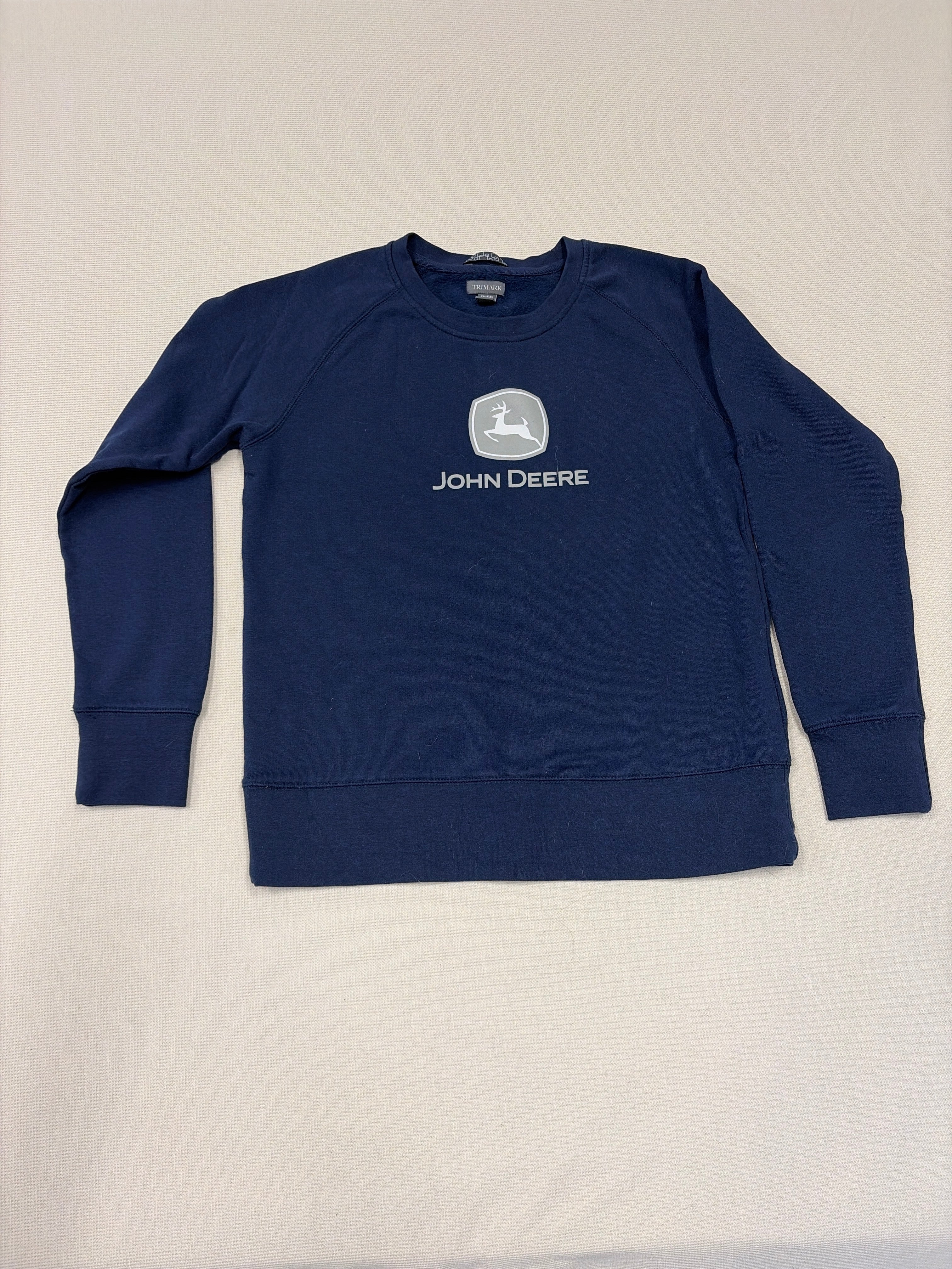 Trimark John Deere "Kruger" Fleece Crewneck Sweatshirt Women's Medium