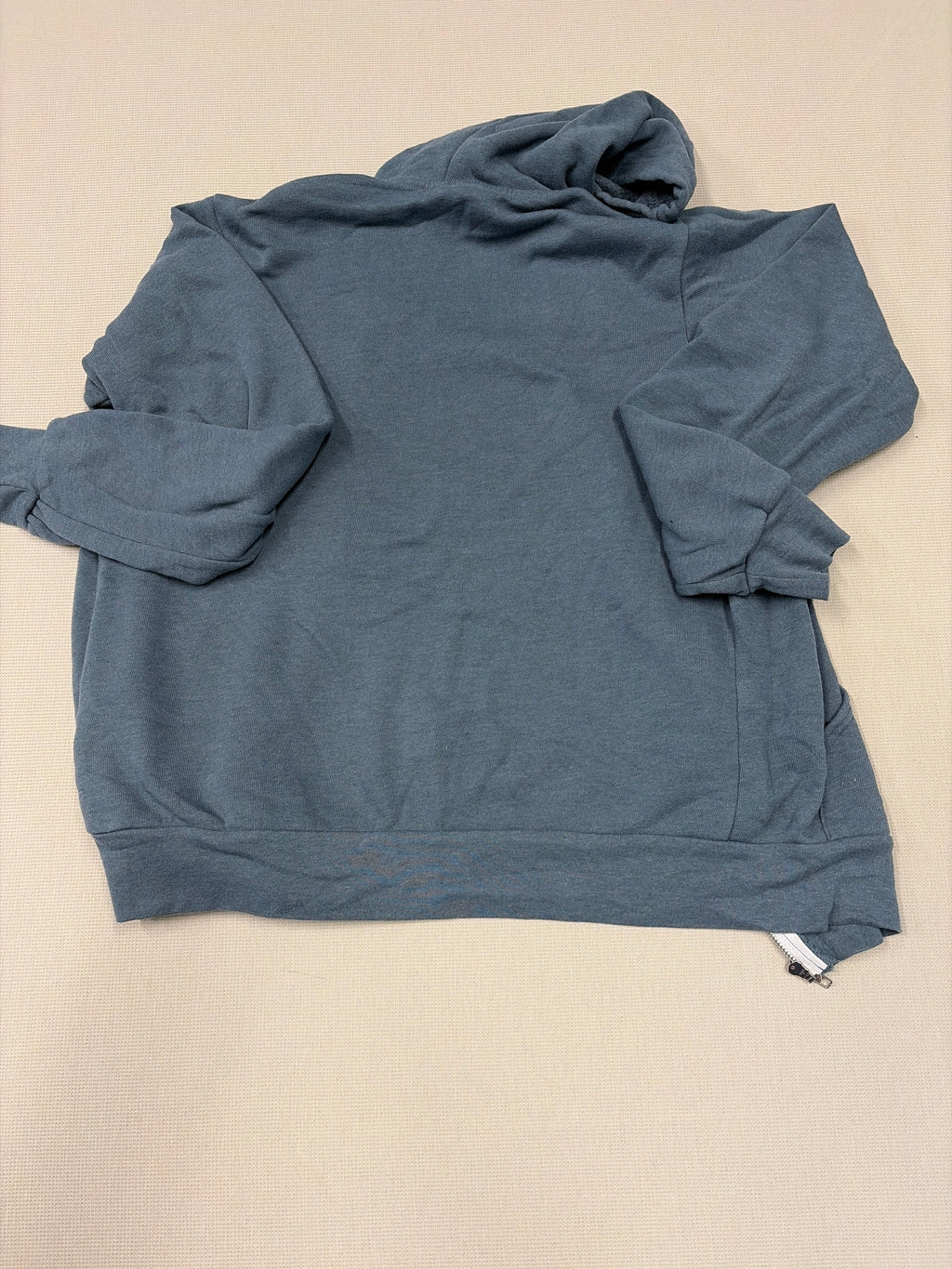 Bella Canvas John Deere Zip Up Hoodie in Slate Blue - Size M