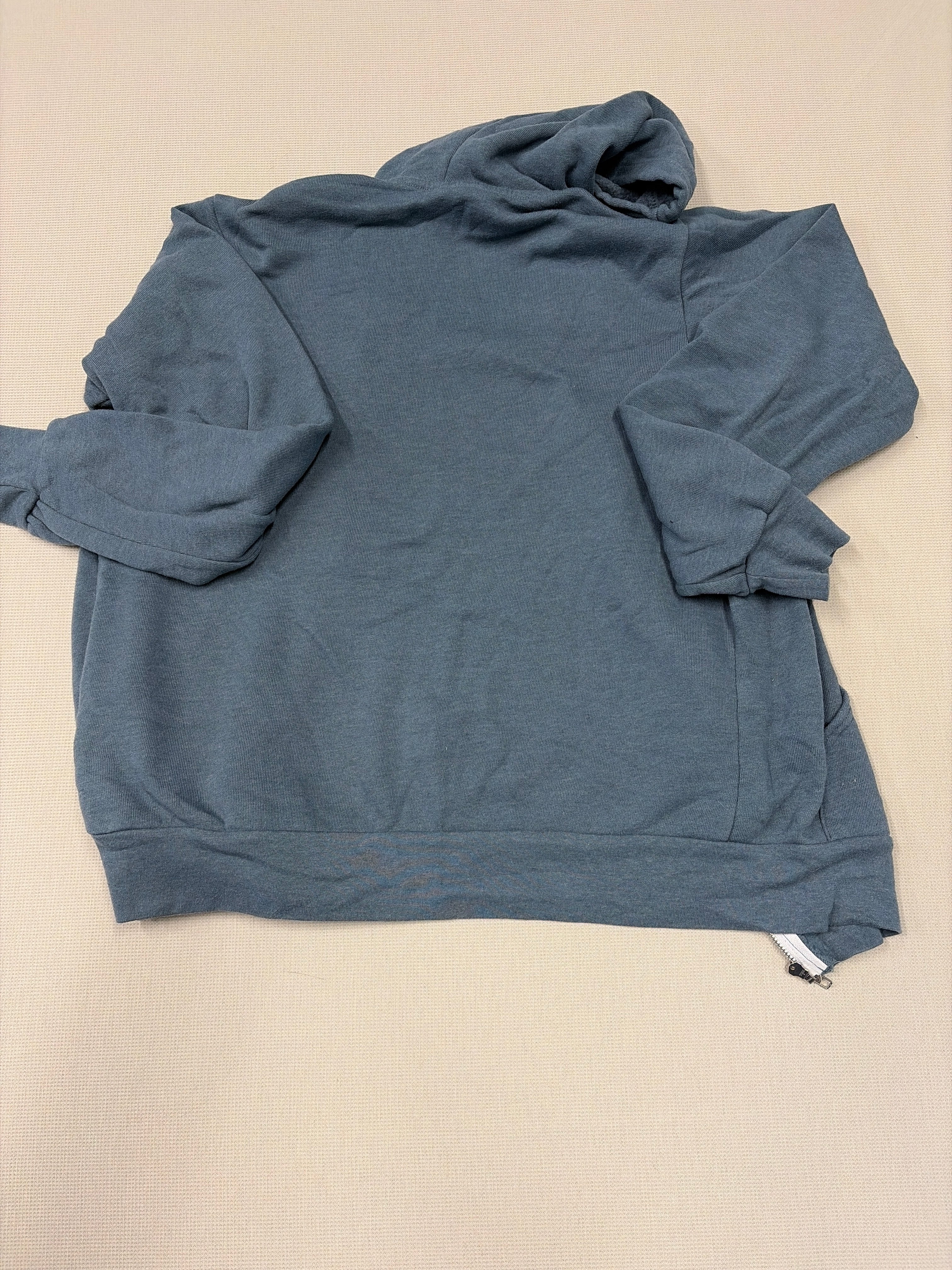 Bella Canvas John Deere Zip Up Hoodie in Slate Blue - Size M