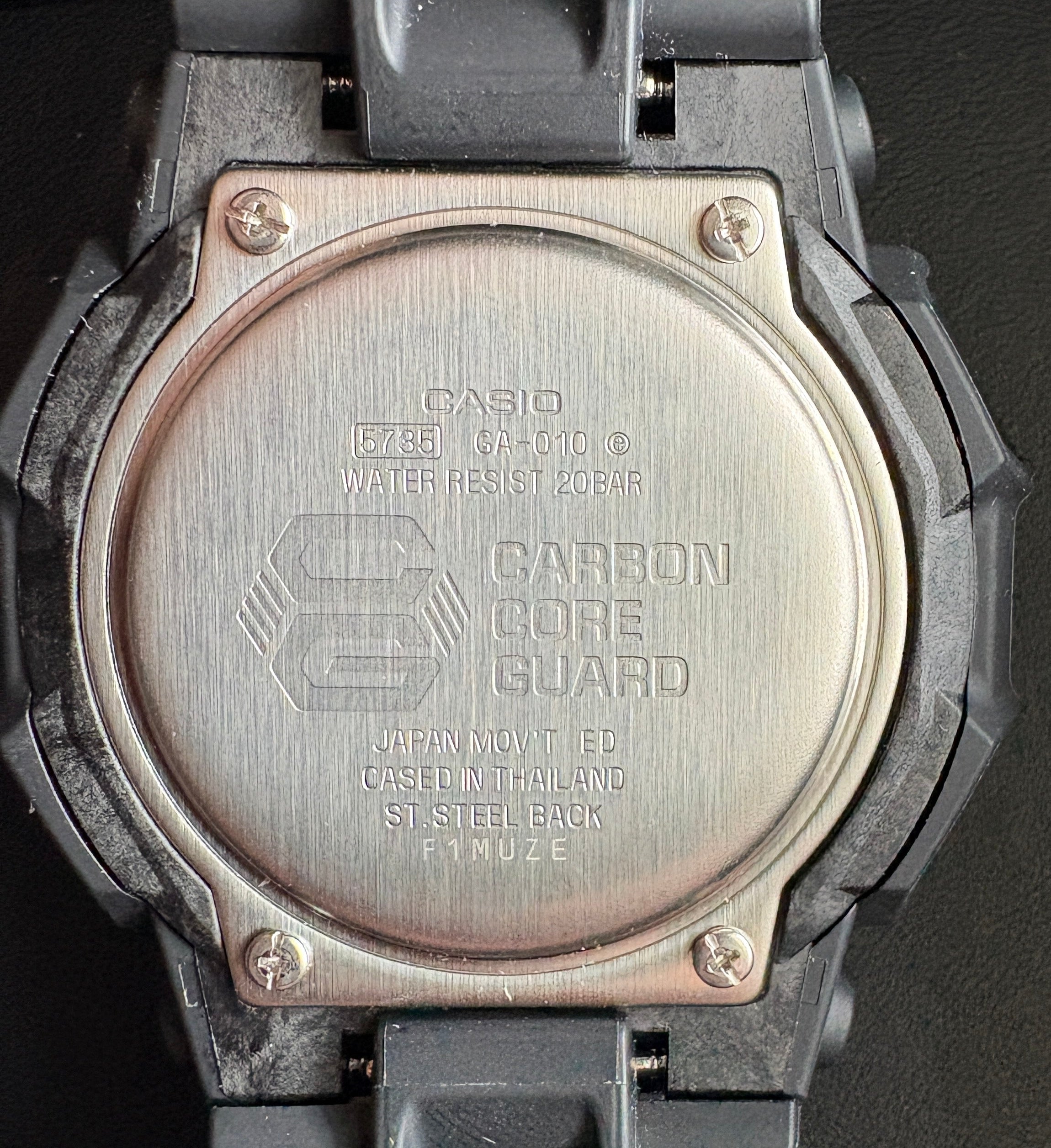 Casio G-Shock Men's Watch in Black Resin, 52MM