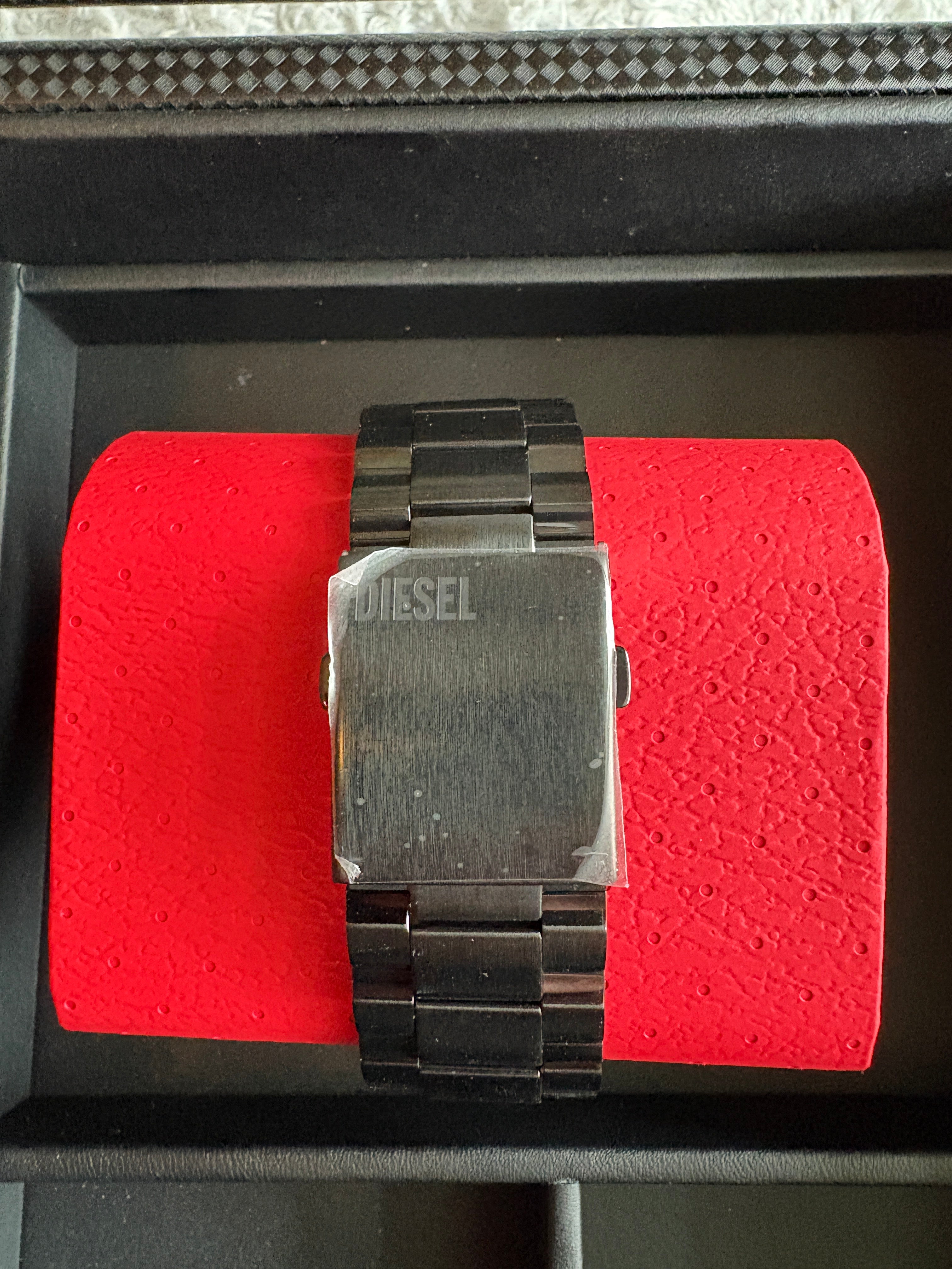 Diesel Mega Chief Men's Black Stainless Steel Quartz Watch DZ4479