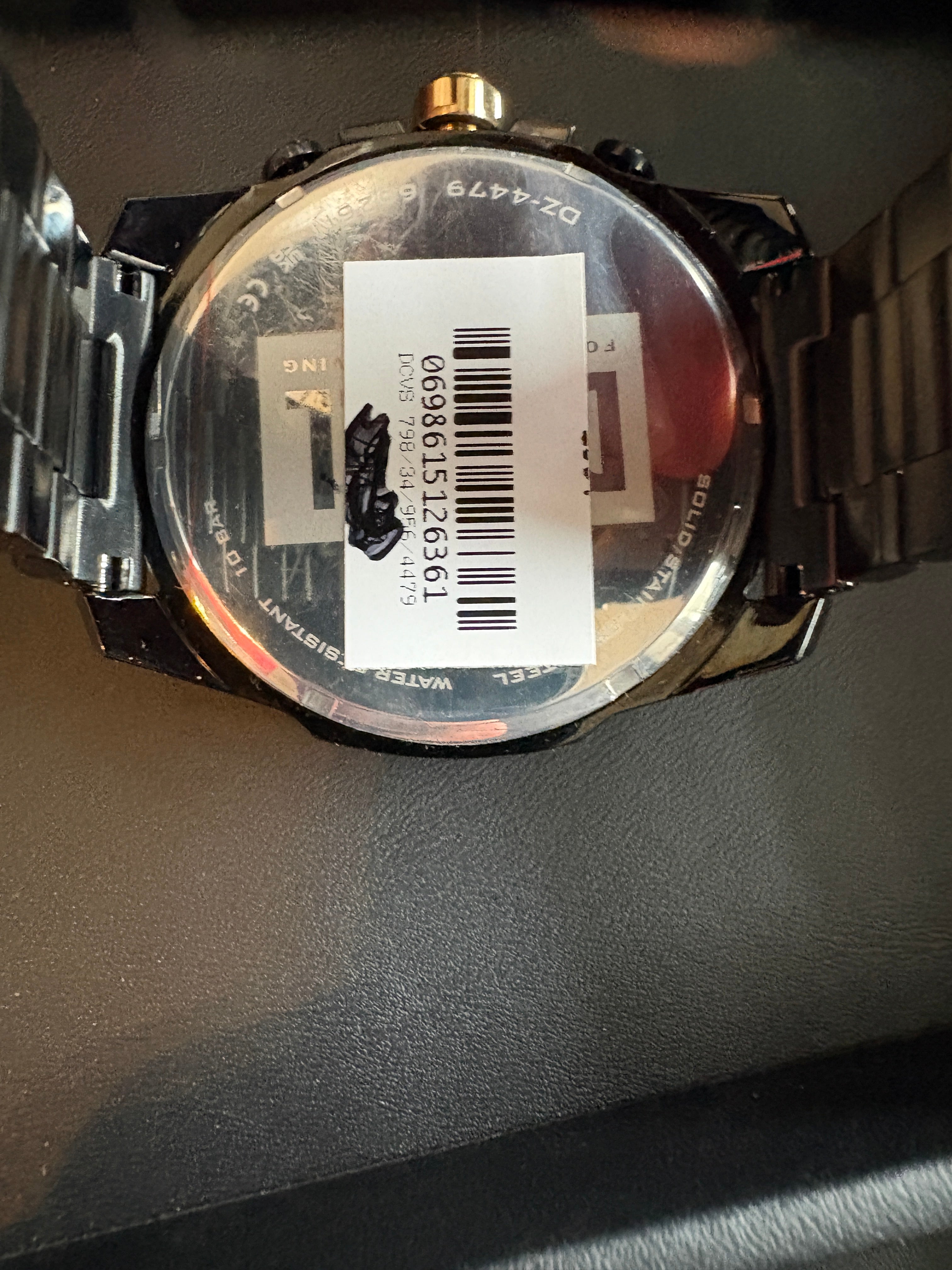 Diesel Mega Chief Men's Black Stainless Steel Quartz Watch DZ4479