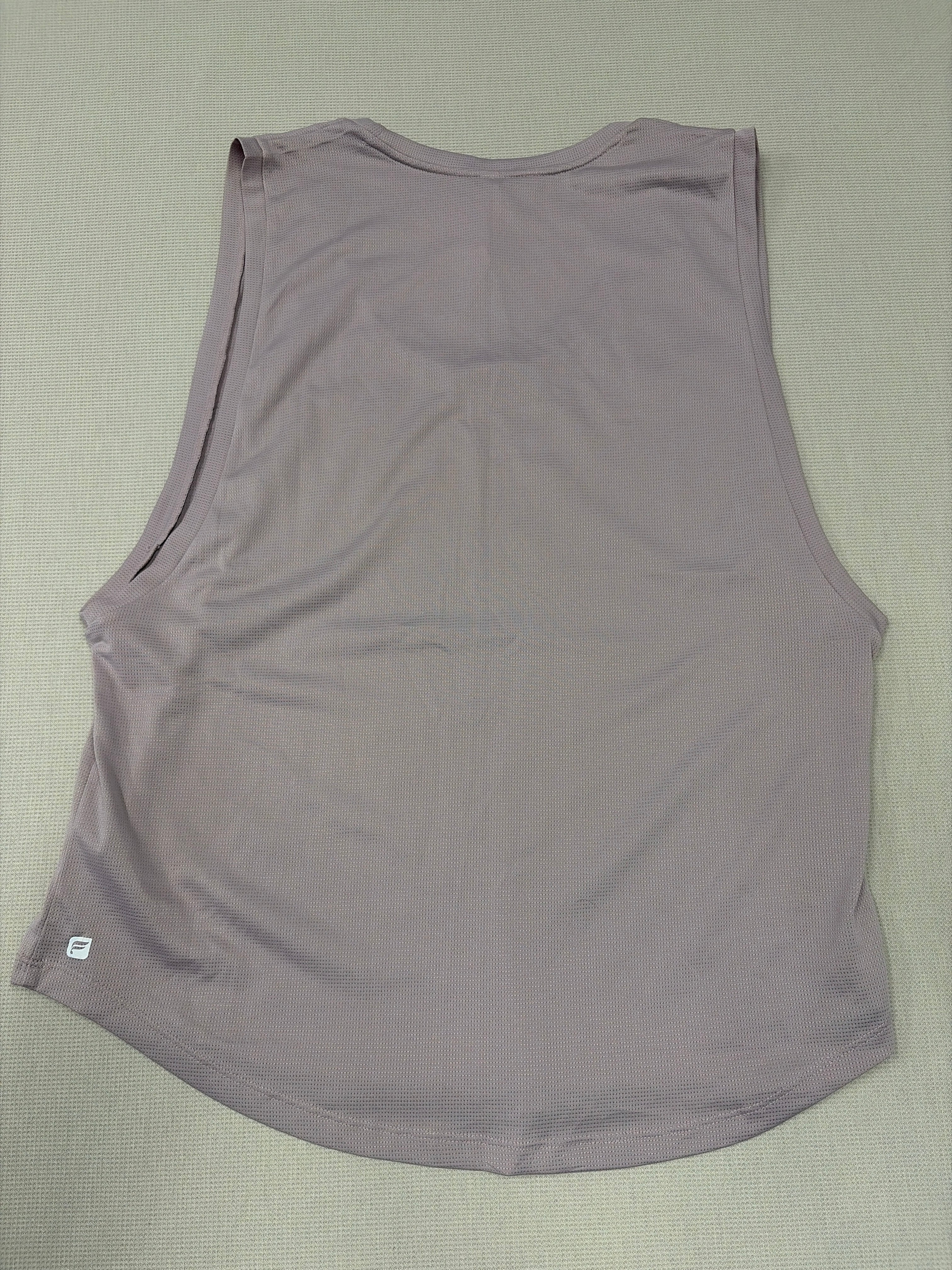 Fabletics "GIRL ALMIGHTY" Graphic Mesh Training Tank Top Size M