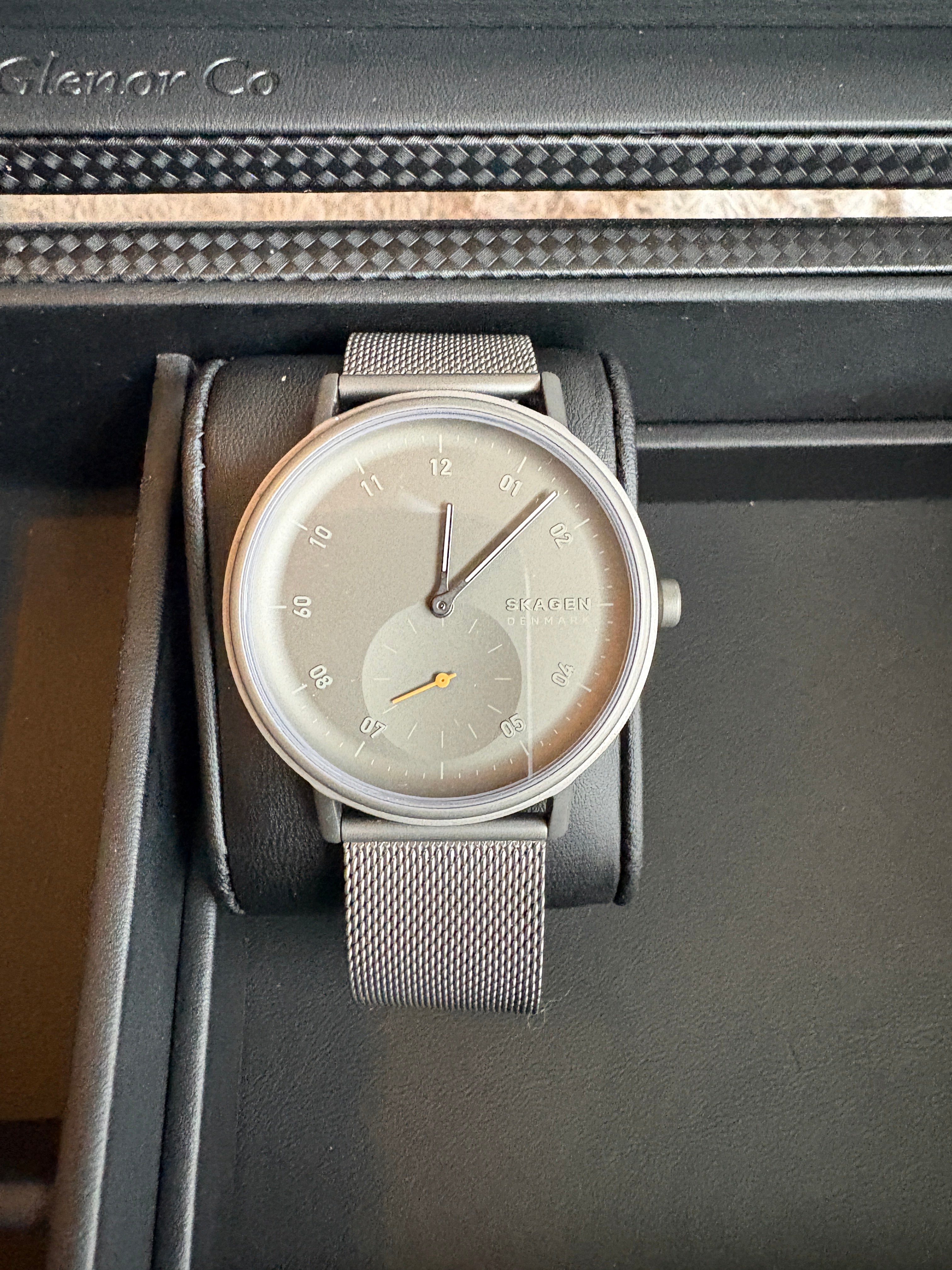Skagen Kuppel SKW6891 44mm Charcoal Mesh Minimalist Danish Design Watch (Copy)