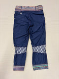 Marika High-Rise Mixed Pattern Capri Mesh Leggings Size M