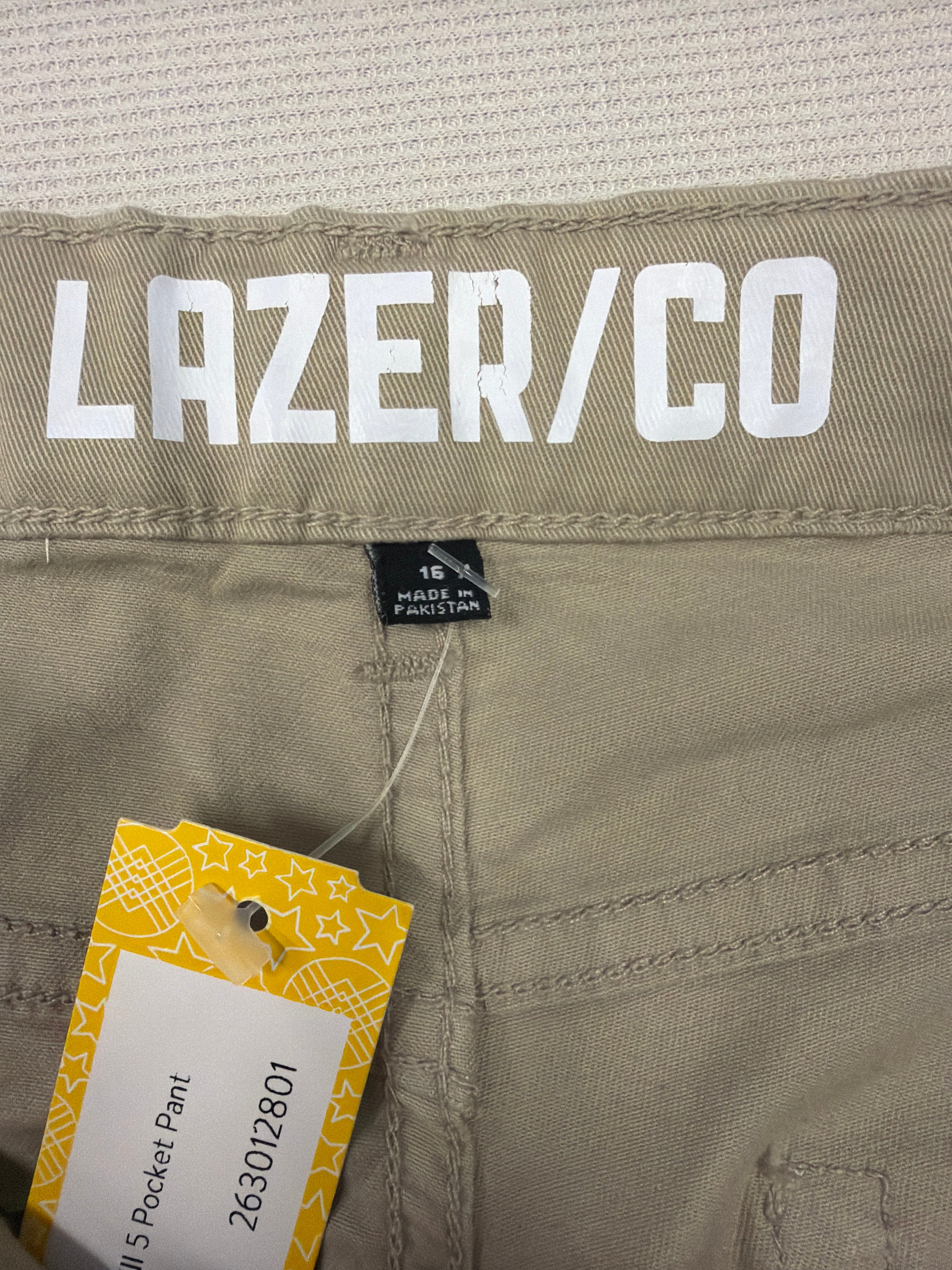 Lazer "Flex Tech Straight" 5-Pocket Stretch Pants Size 16