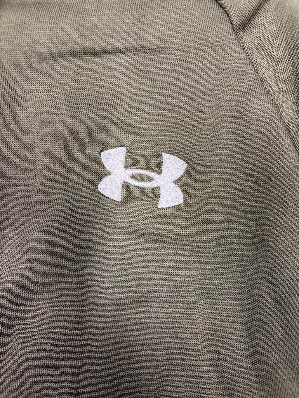 Under Armour Mens UA Rival Fleece Hoodie - Marine OD Green - Size S