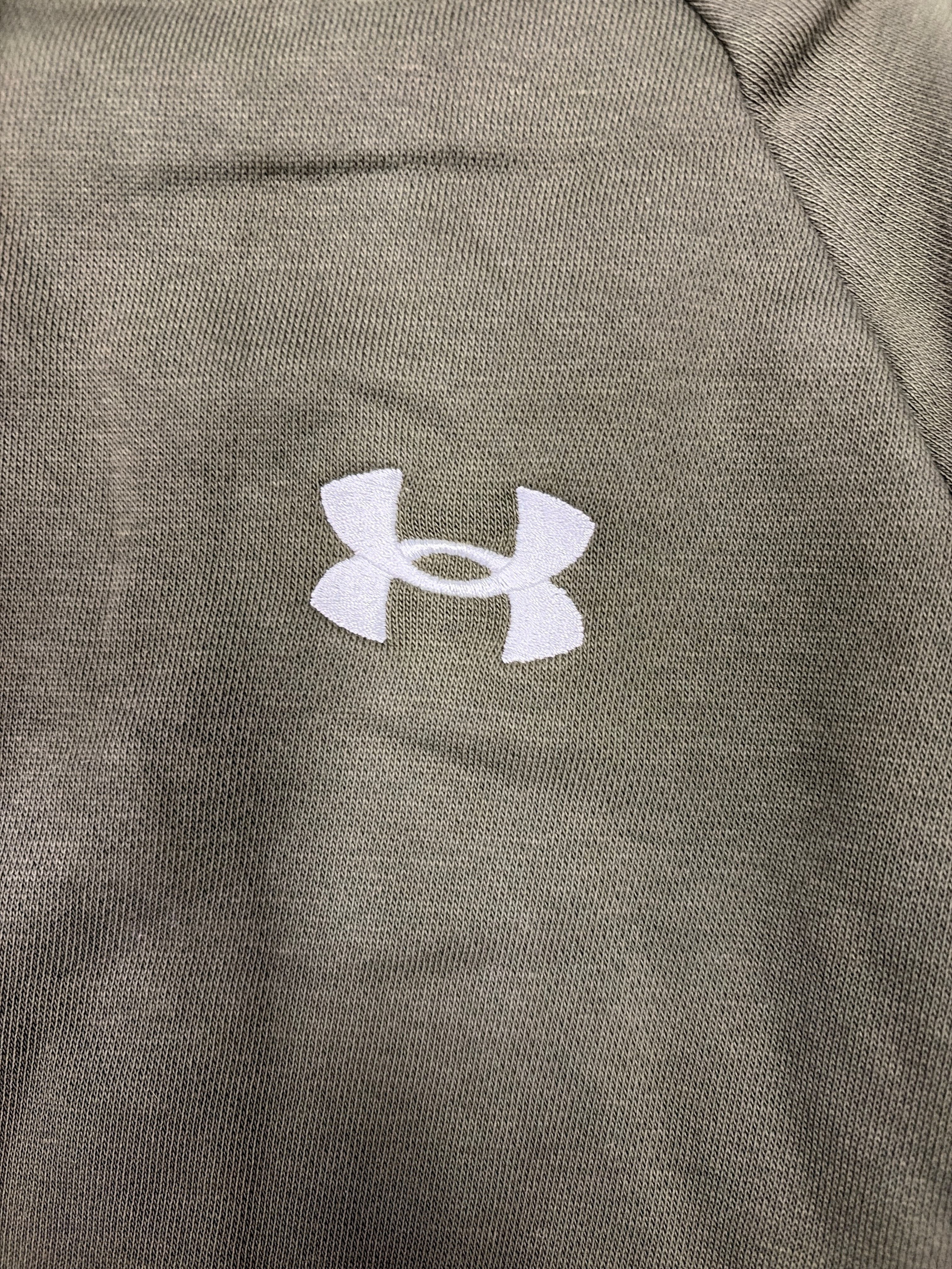 Under Armour Mens UA Rival Fleece Hoodie - Marine OD Green - Size S