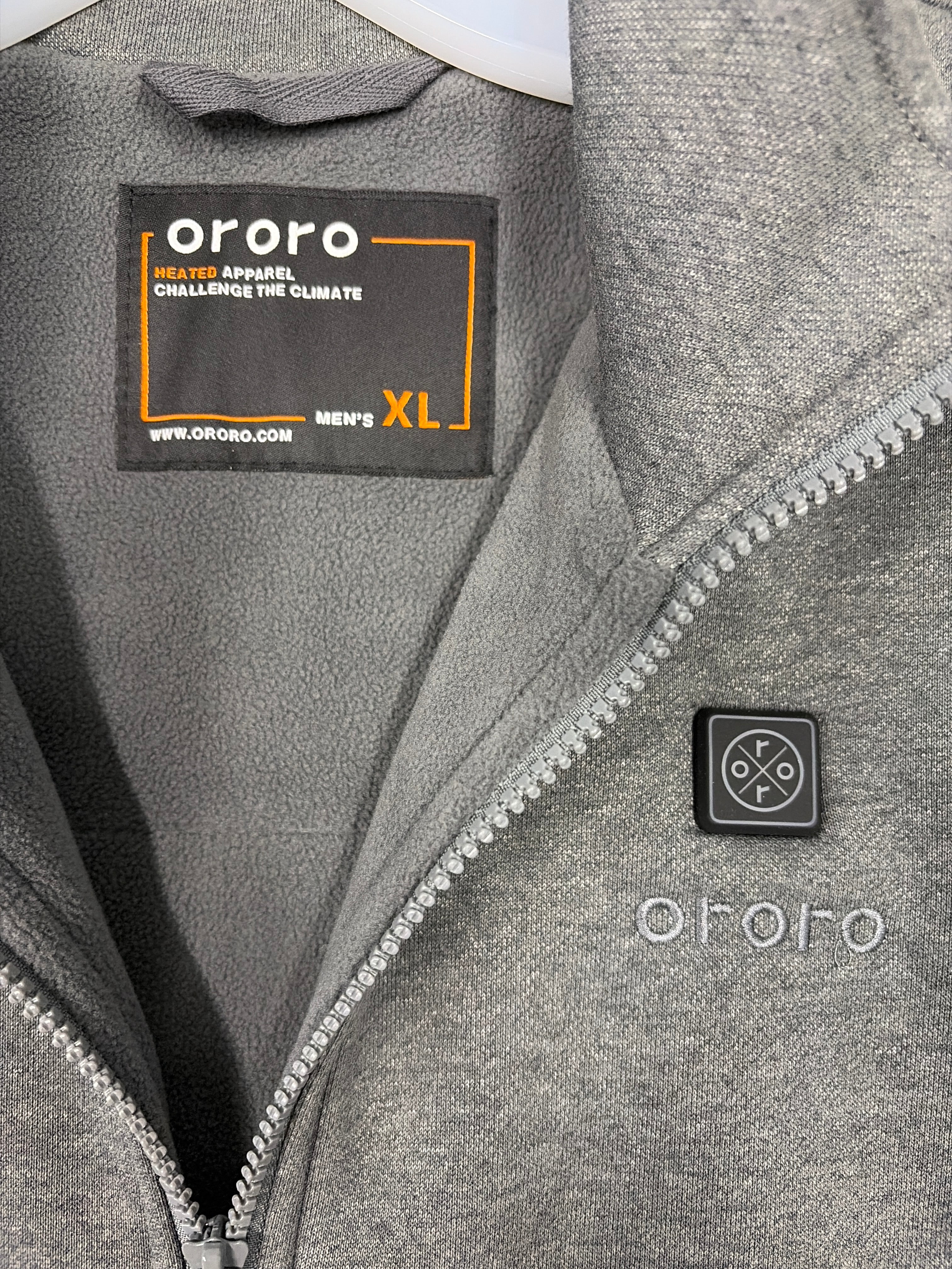 Ororo Men's 4-Zone Heated Fleece Vest Size XL New With Tags