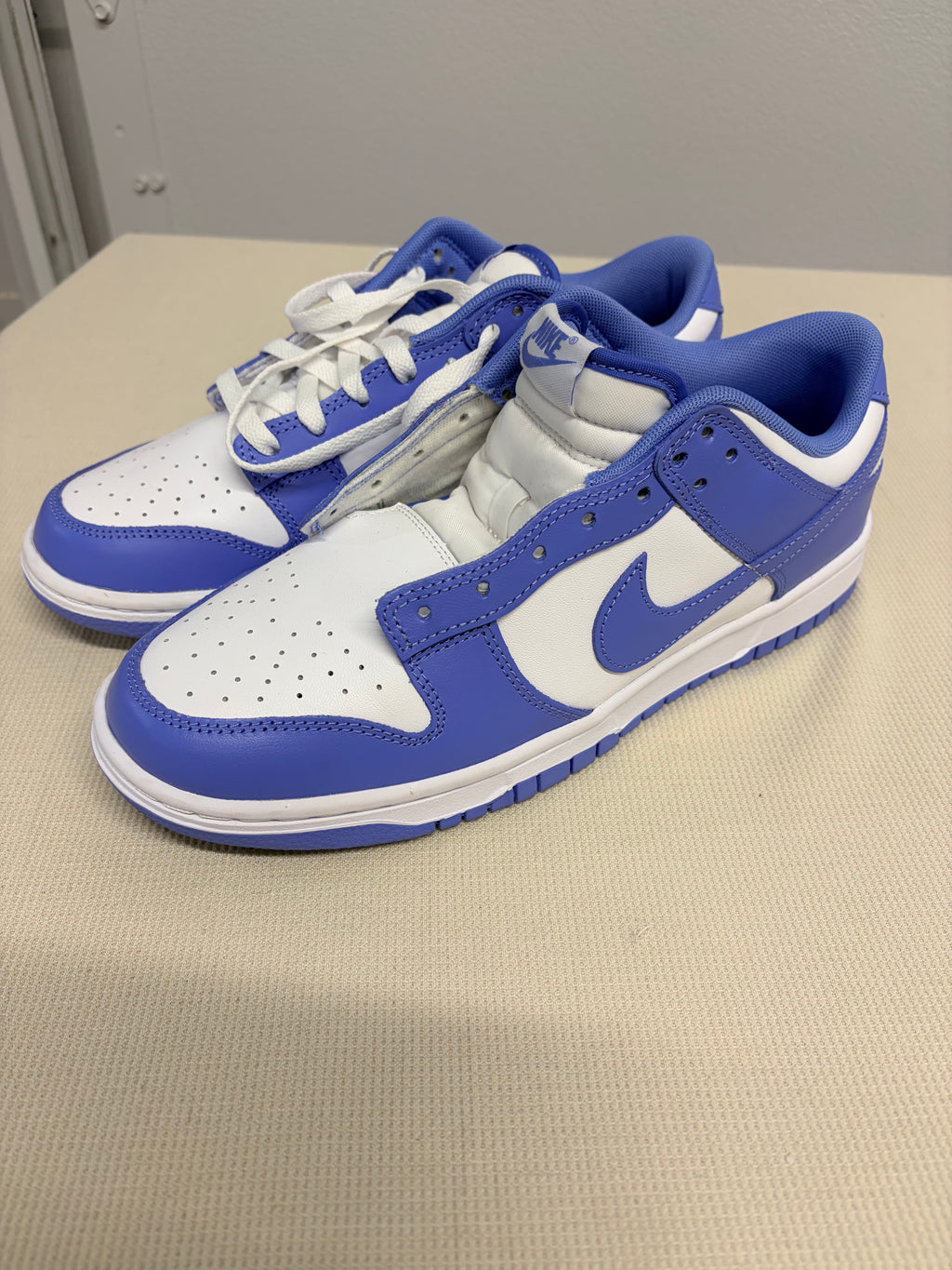 Nike Womens Dunk Low Periwinkle Blue White Sneakers - Size W 8.5