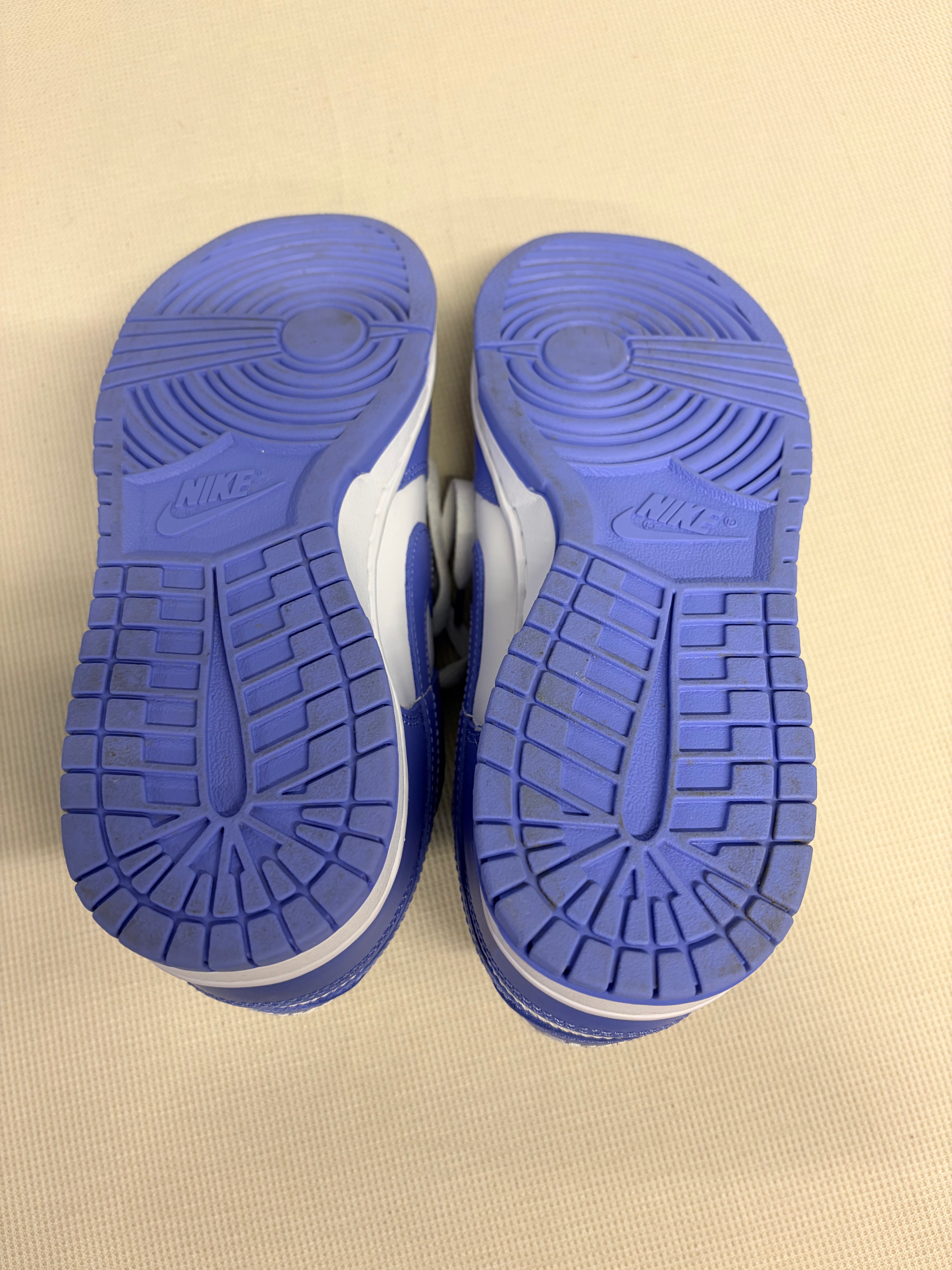 Nike Womens Dunk Low Periwinkle Blue White Sneakers - Size W 8.5
