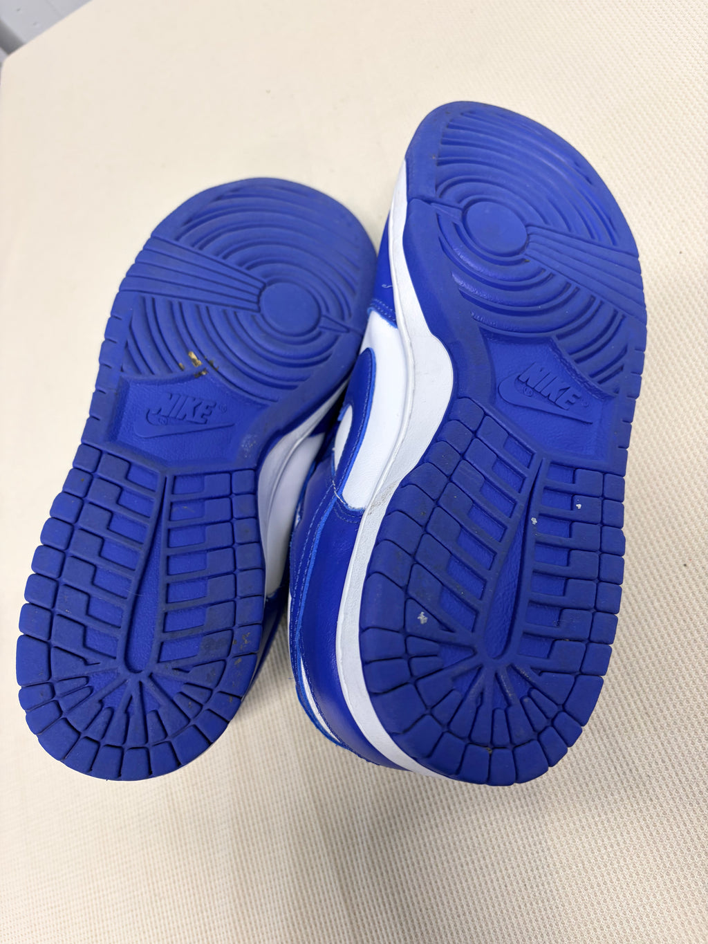 Nike Dunk Low Kentucky Royal Blue White Sneakers - Size 7