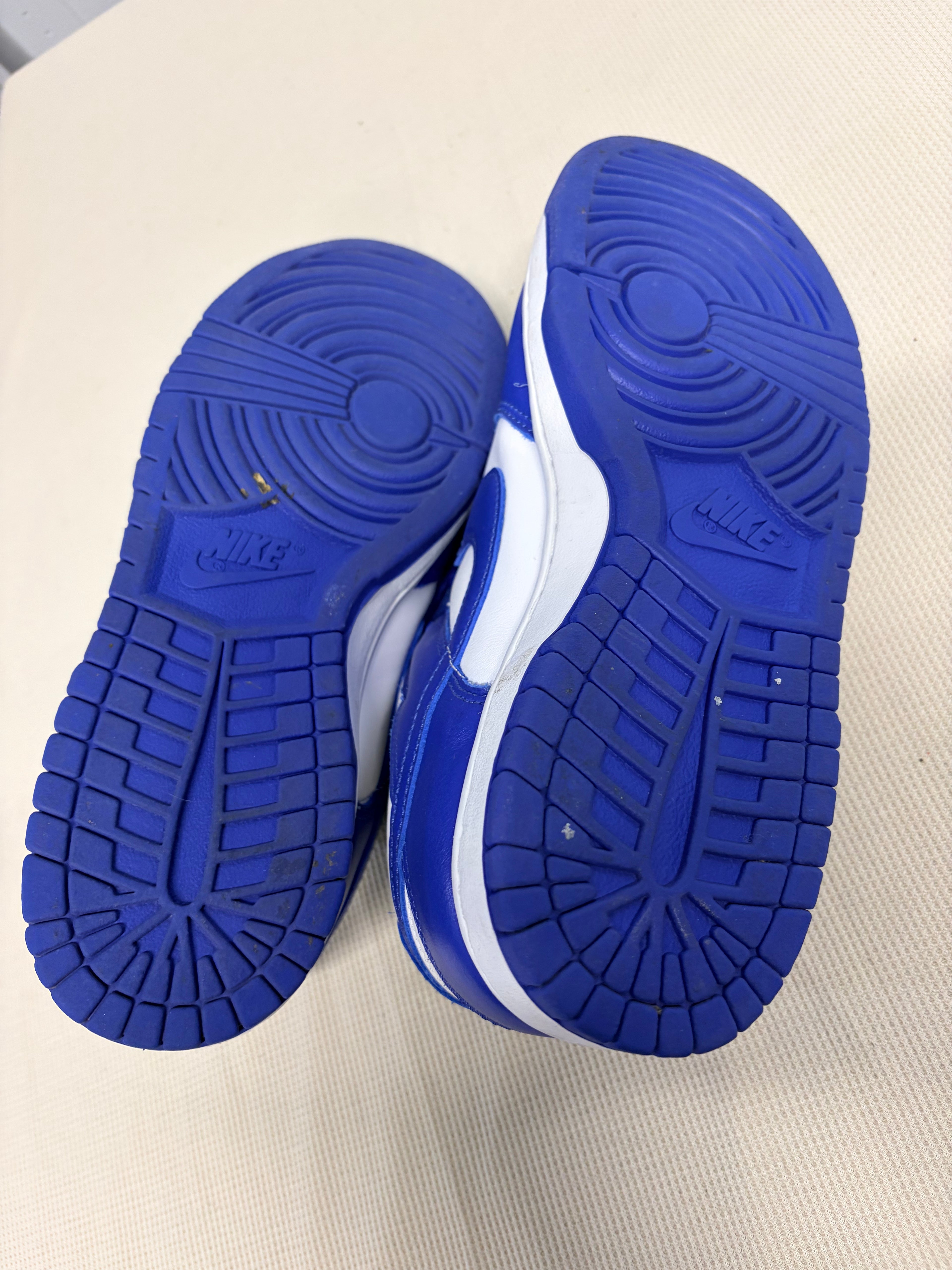 Nike Dunk Low Kentucky Royal Blue White Sneakers - Size 7