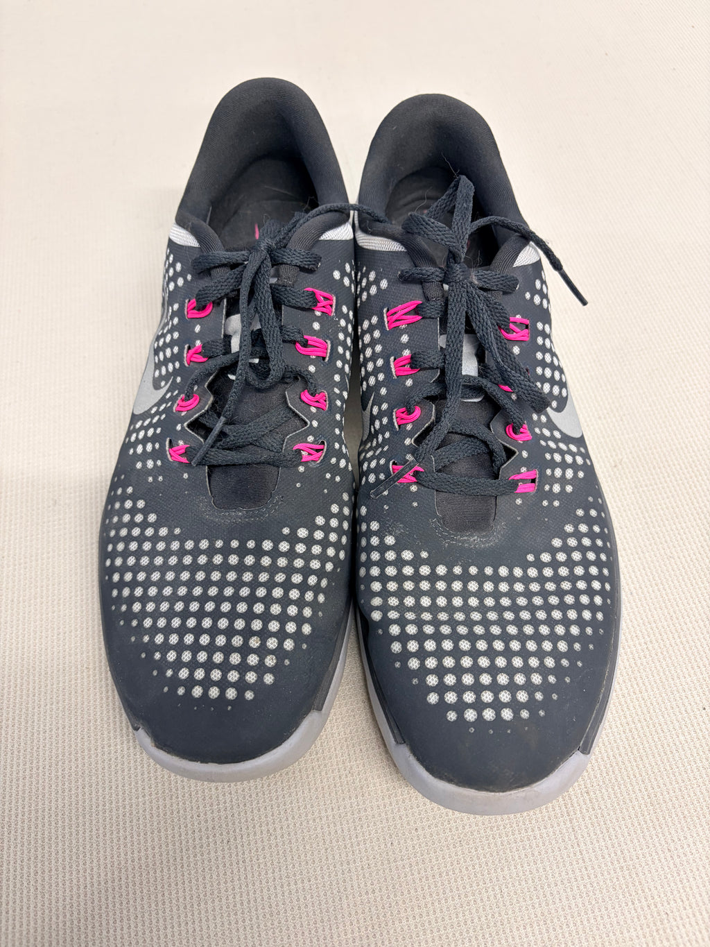 Nike Lunar Control Lunarlon Gray Soft Spike Golf Cleats Womens US 10
