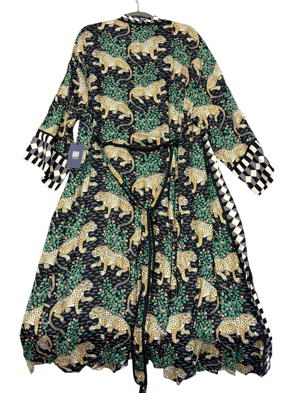 Printfresh Leopard Robe Kimono - Size Small - New