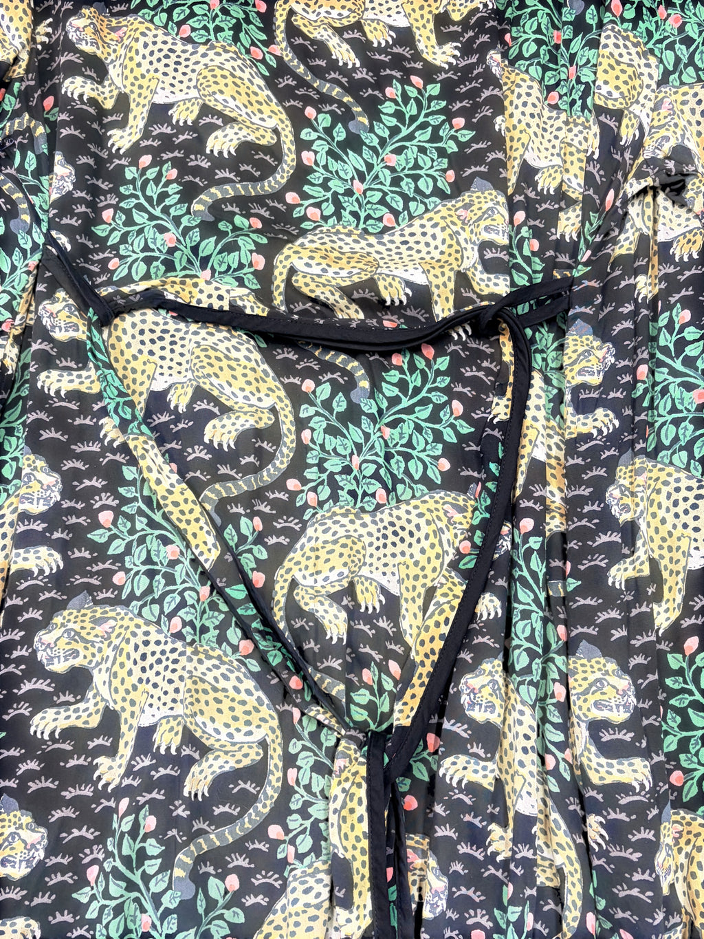 Printfresh Leopard Robe Kimono - Size Small - New