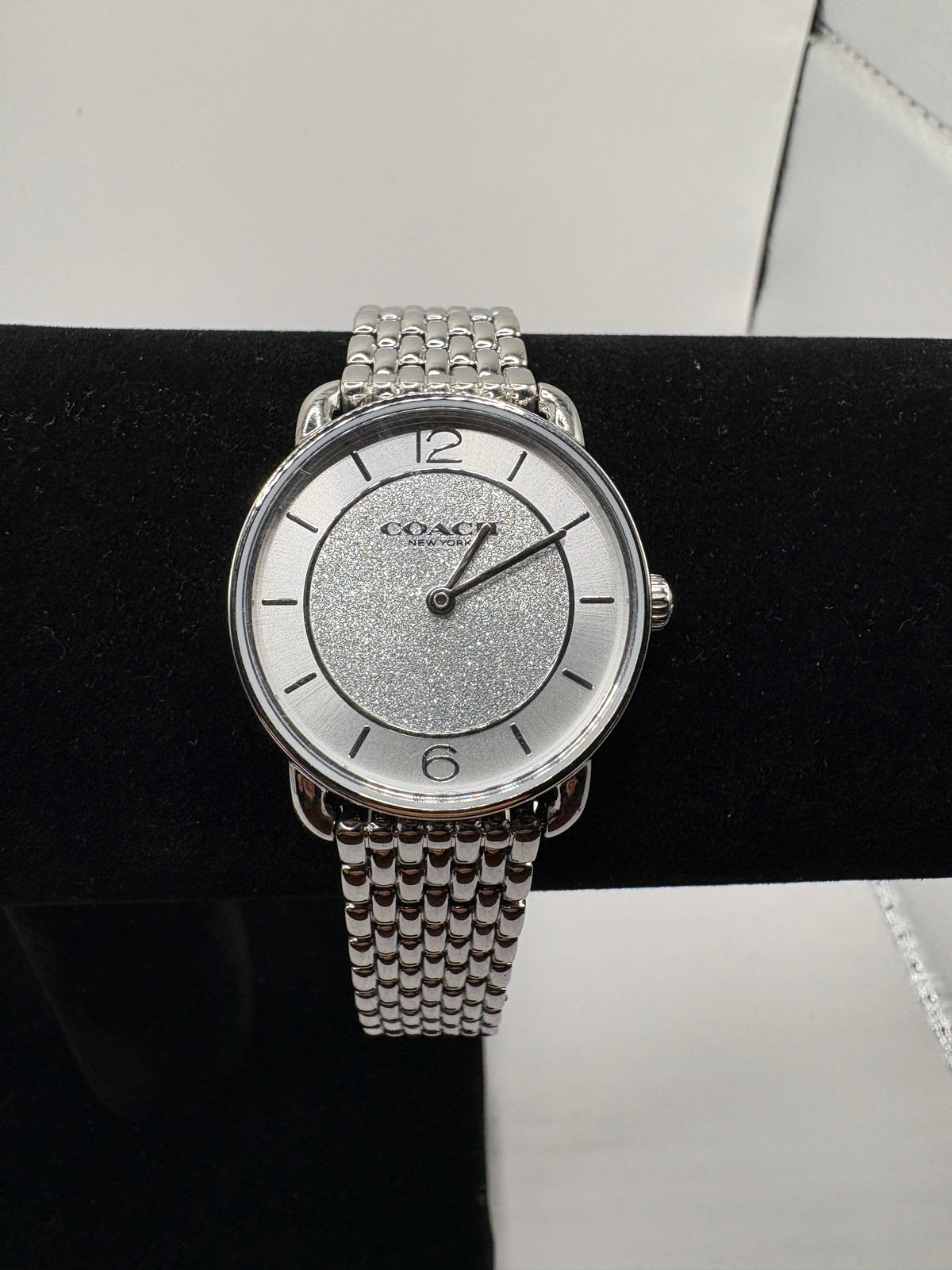 COACH Women's Silver Elliot Stainless Steel Watch 28mm