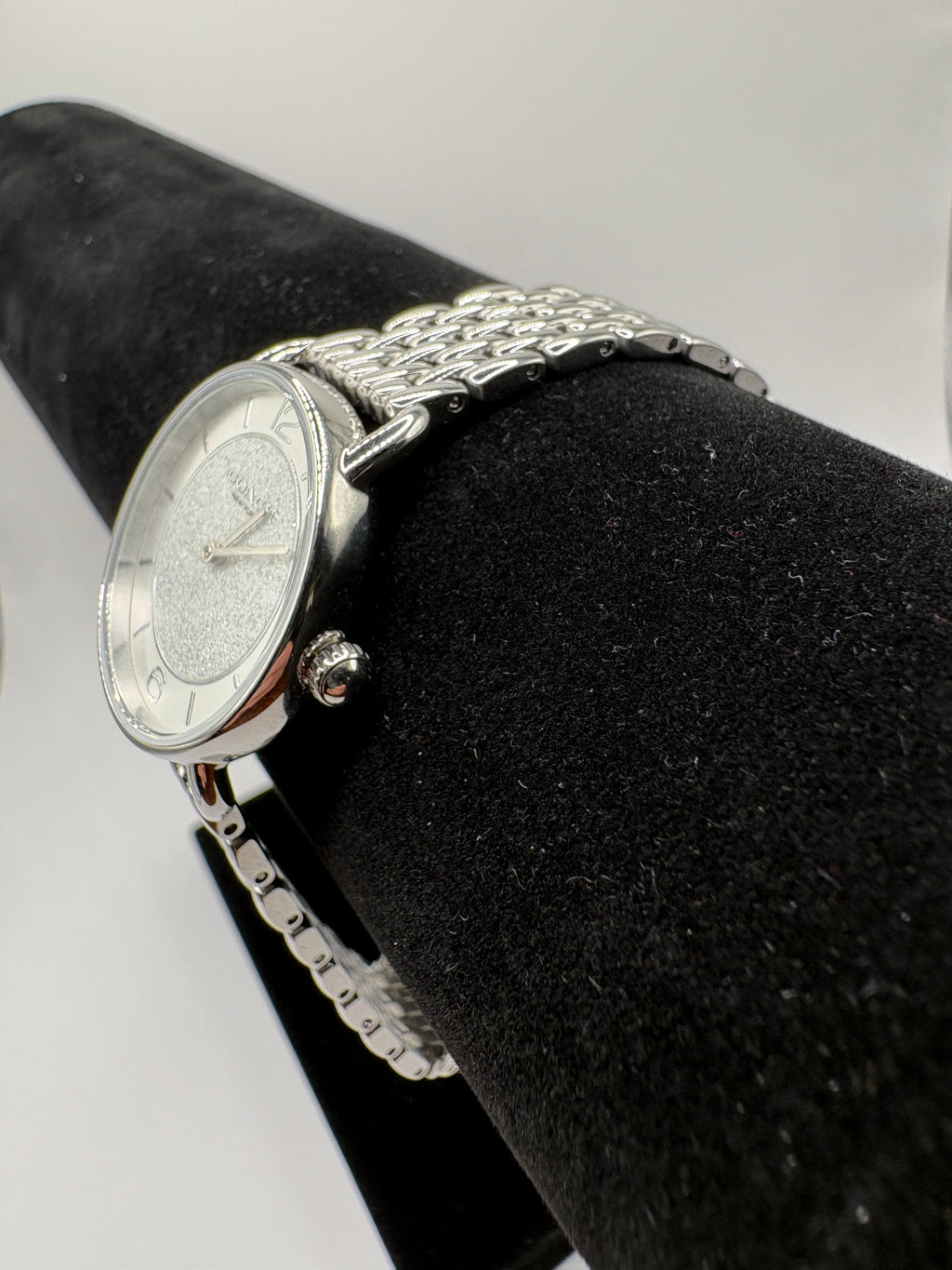 COACH Women's Silver Elliot Stainless Steel Watch 28mm