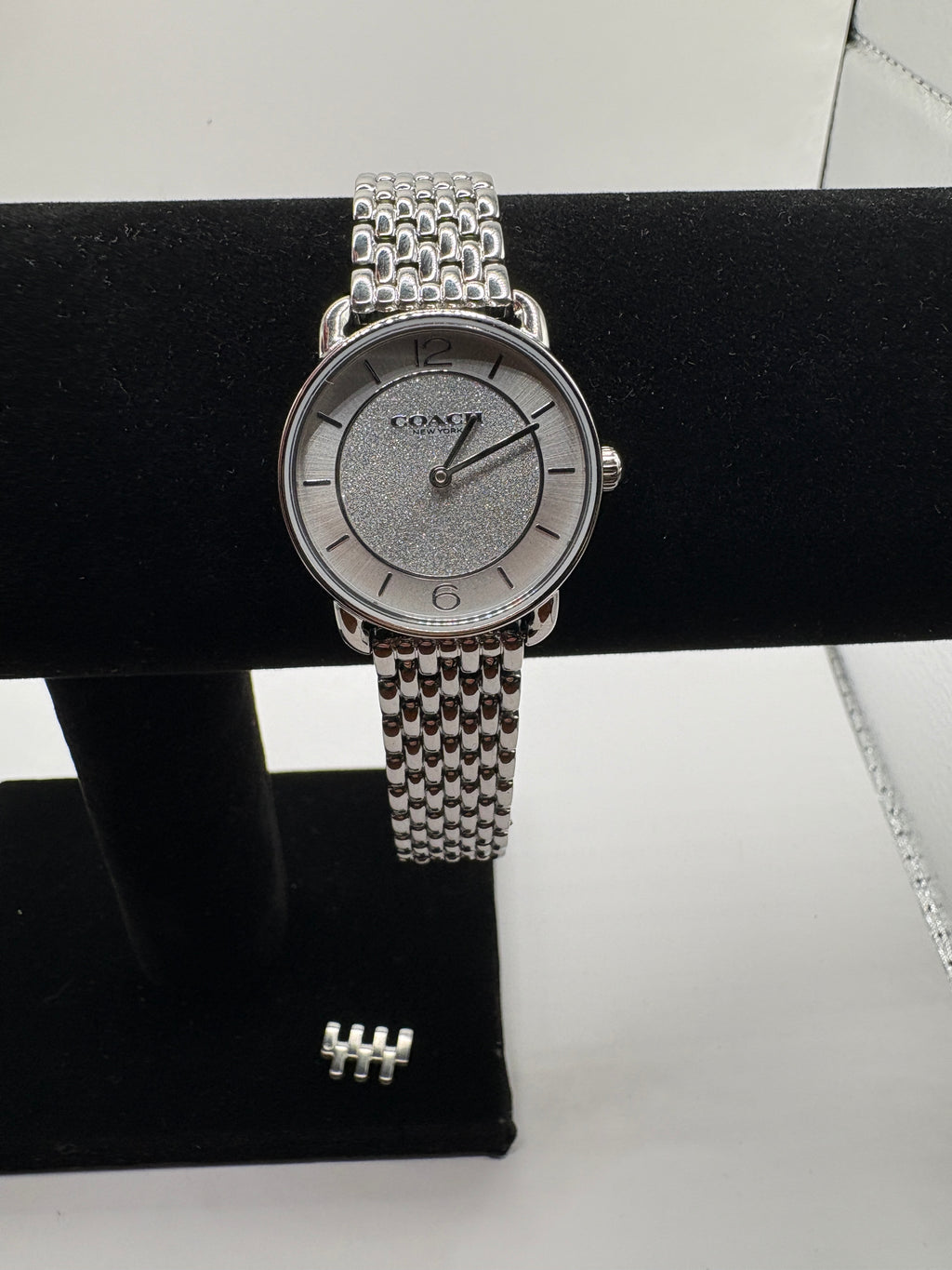 COACH Women's Silver Elliot Stainless Steel Watch 28mm