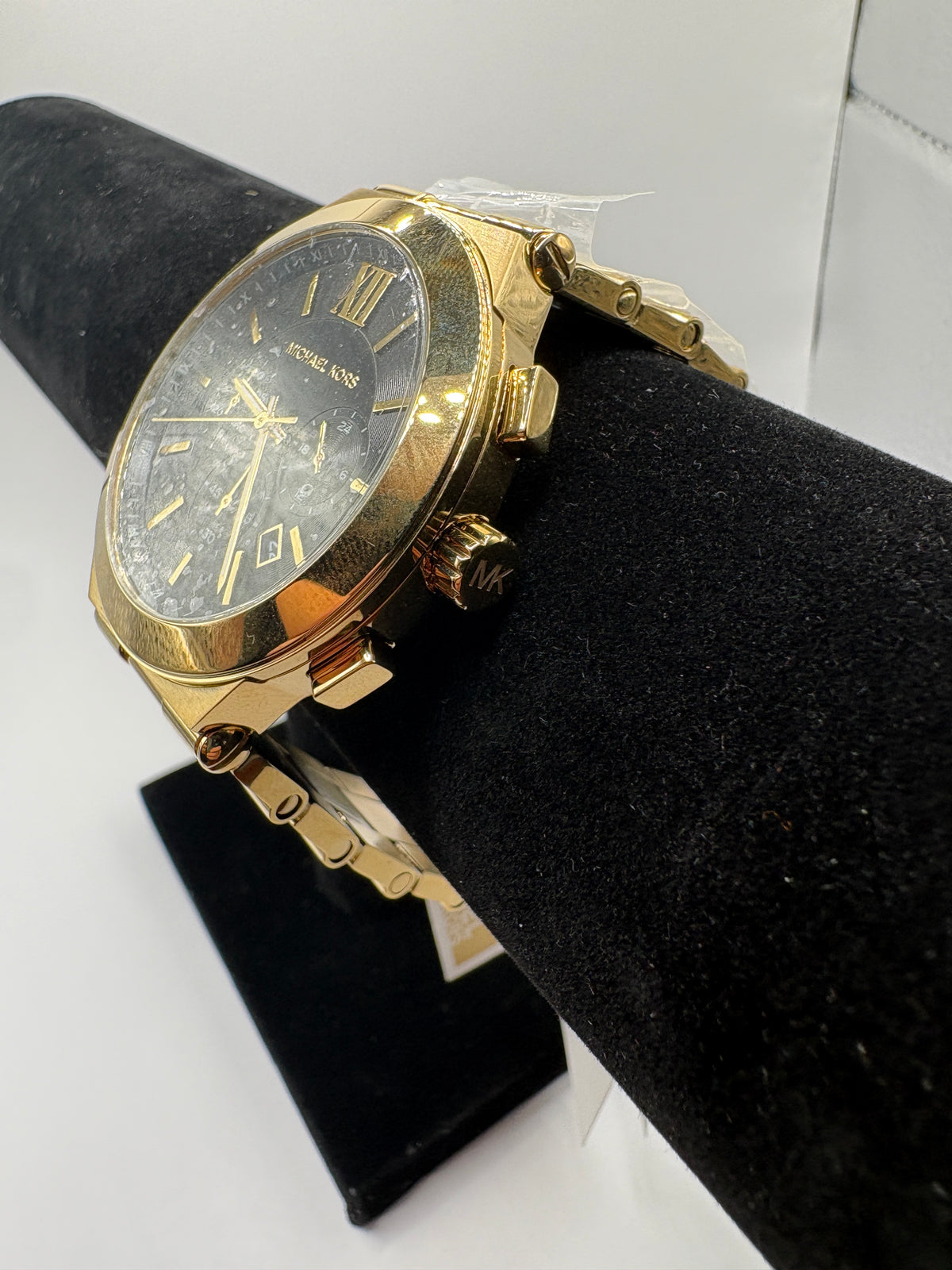 Michael Kors Men's Billie Chronograph Gold-Tone Stainless Steel Watch, 44mm