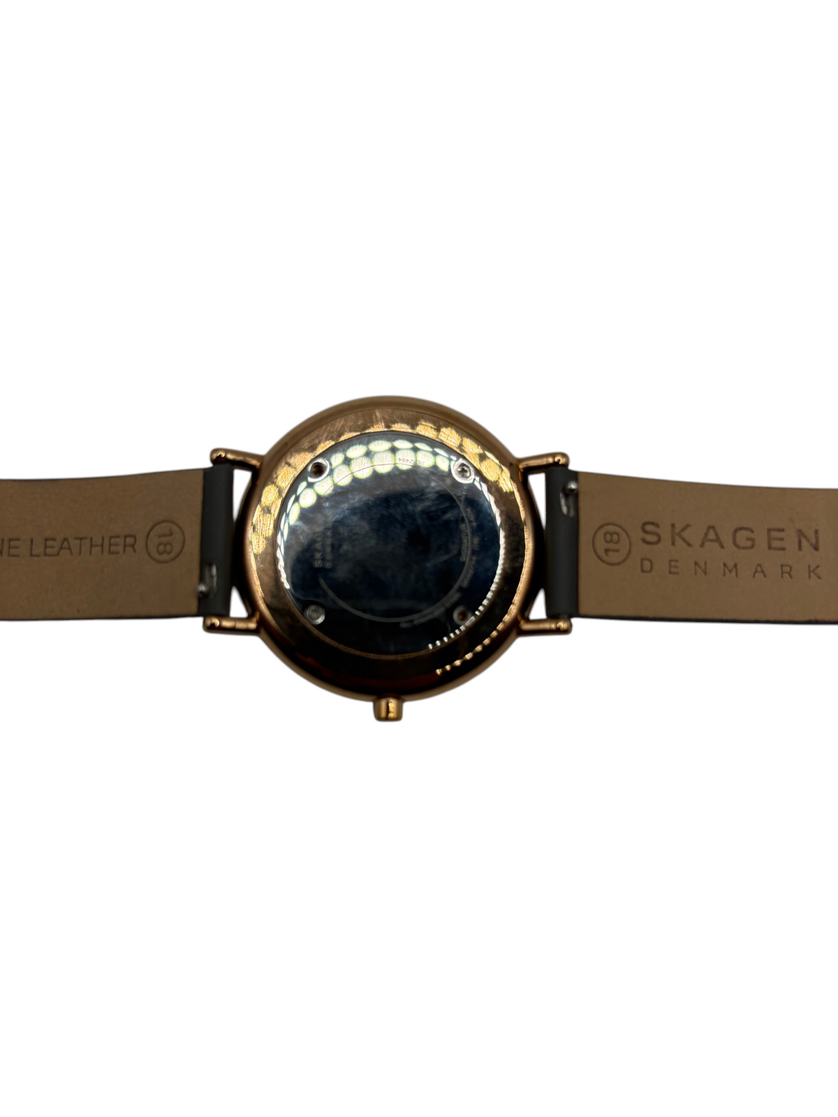 Skagen Women's Signatur Charcoal Leather Strap Watch 38mm