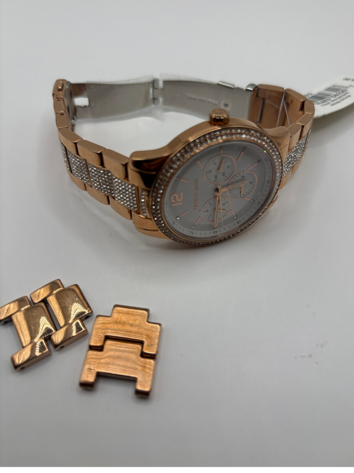 Michael Kors Women's Tibby Multifunction Rose Gold-Tone Stainless Steel Bracelet Strap Watch 40mm