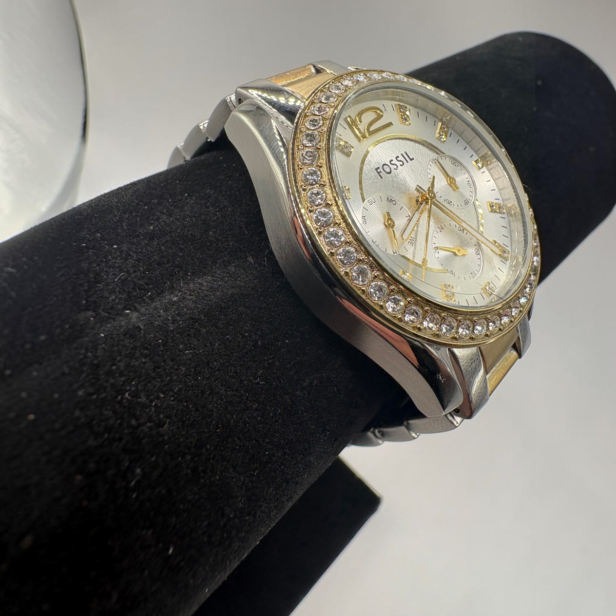 Fossil Riley ES3204 Women's Stainless Steel Analog Dial Quartz Wrist Watch