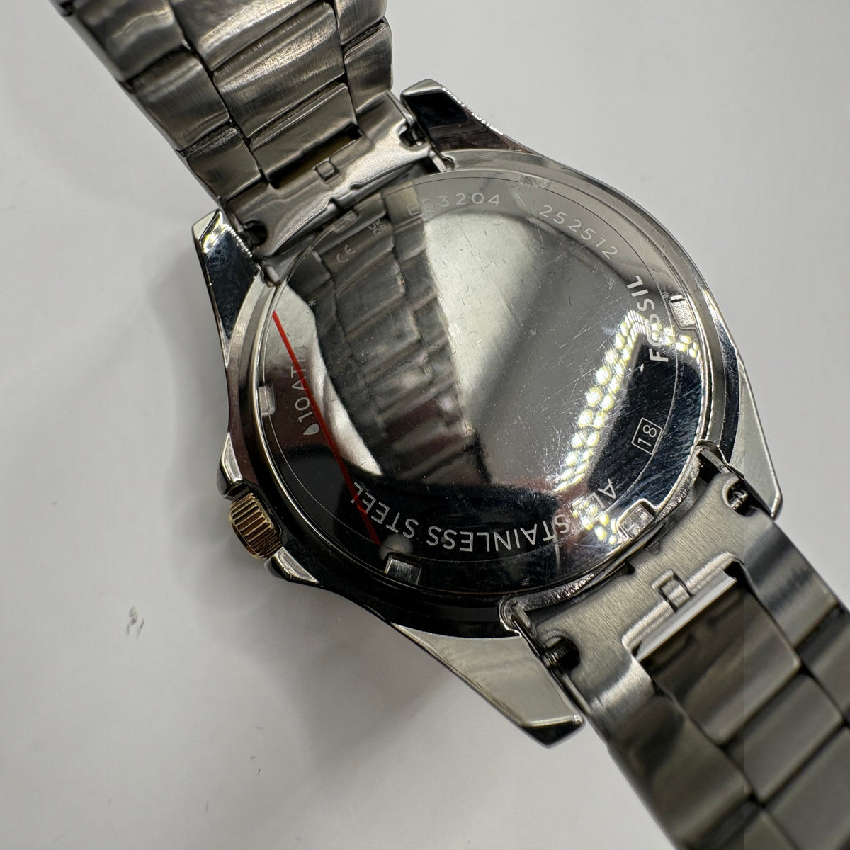 Fossil Riley ES3204 Women's Stainless Steel Analog Dial Quartz Wrist Watch