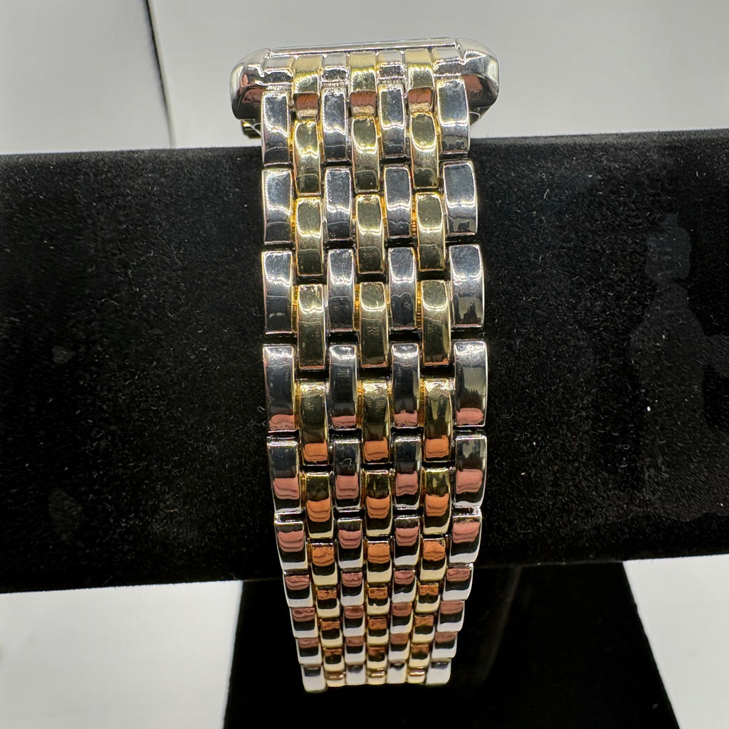 Folio Women's Three Hand Two-Tone Alloy Watch 25mm
