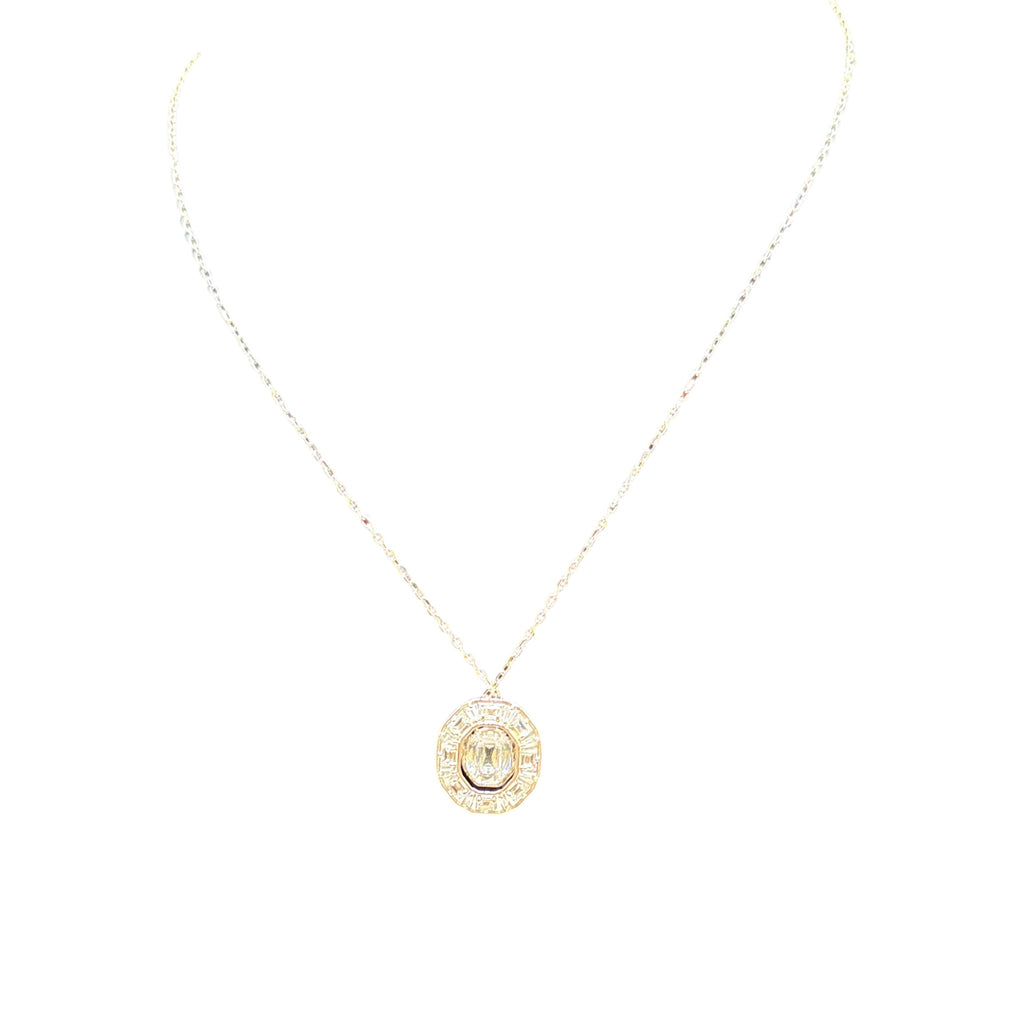 Swarovski Mesmera Silver-Tone Crystal Pendant Necklace, 18-1/2" NWT