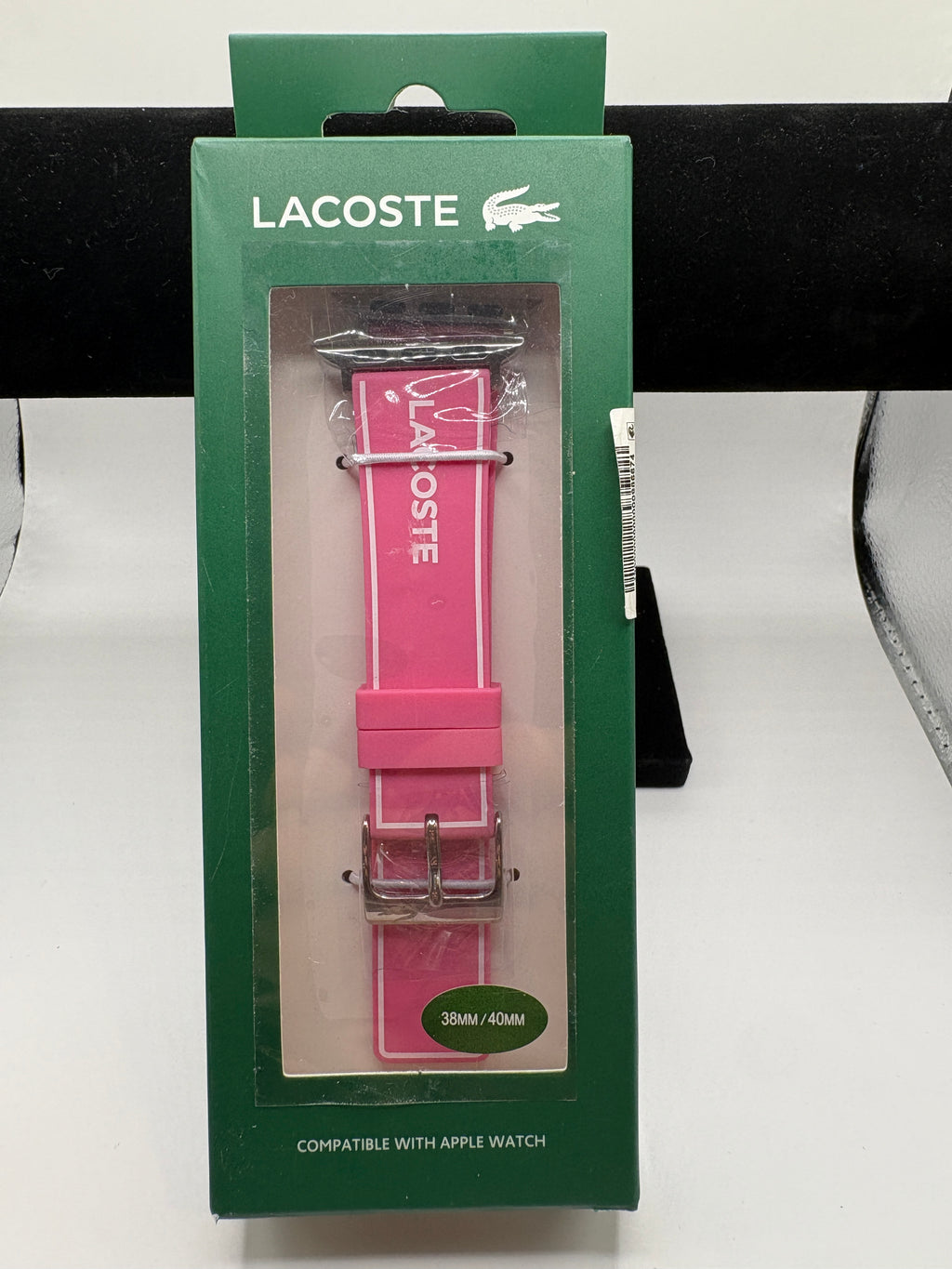 Lacoste 2050038 Pink Silicone Apple Watch Strap 38mm/40mm