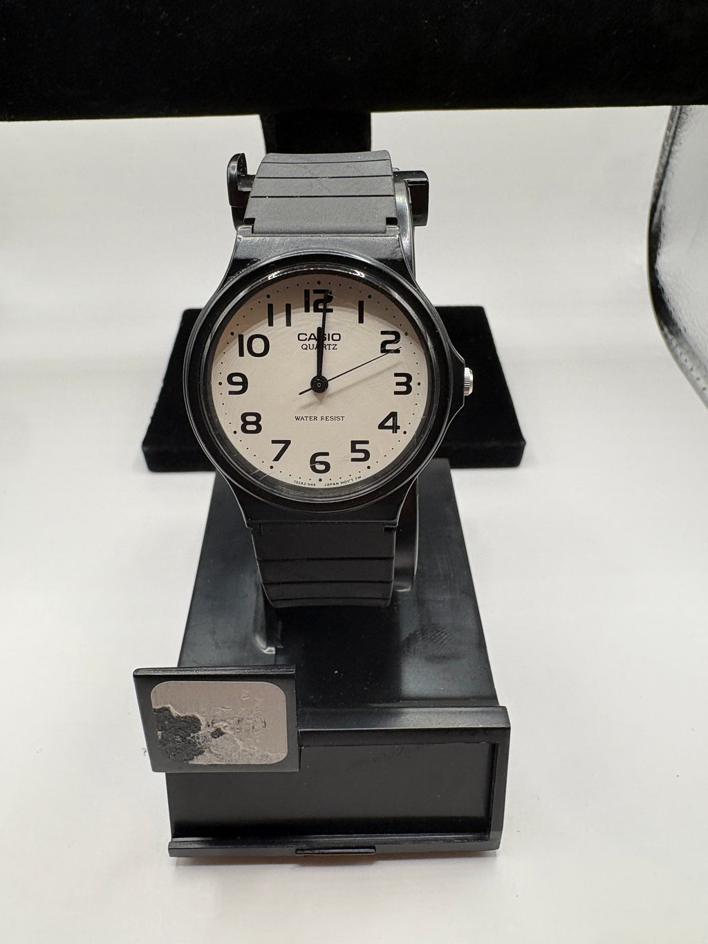 Casio MQ-24-7B2 Analog Quartz Water Resist Black Resin White Dial