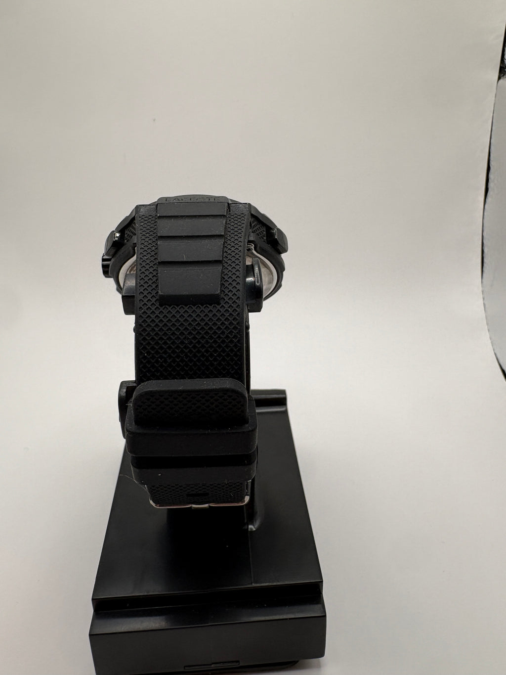 Lacoste LC33 Analog-Digital Men's Black Silicone Strap Watch