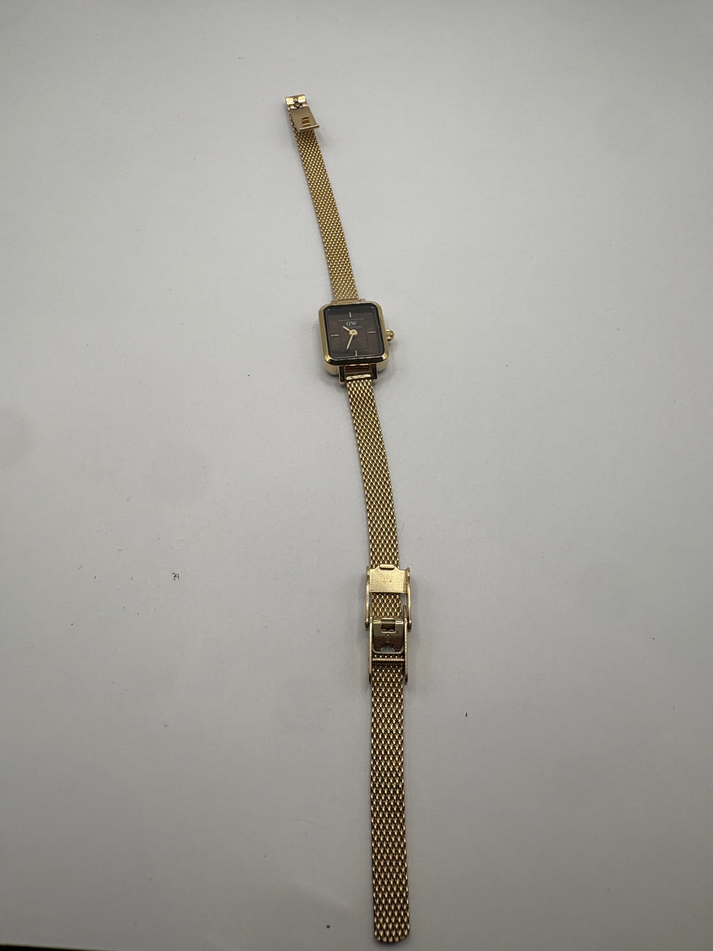 Daniel Wellington Quadro Mini Evergold Amber DW00100654 Gold Brown Watch
