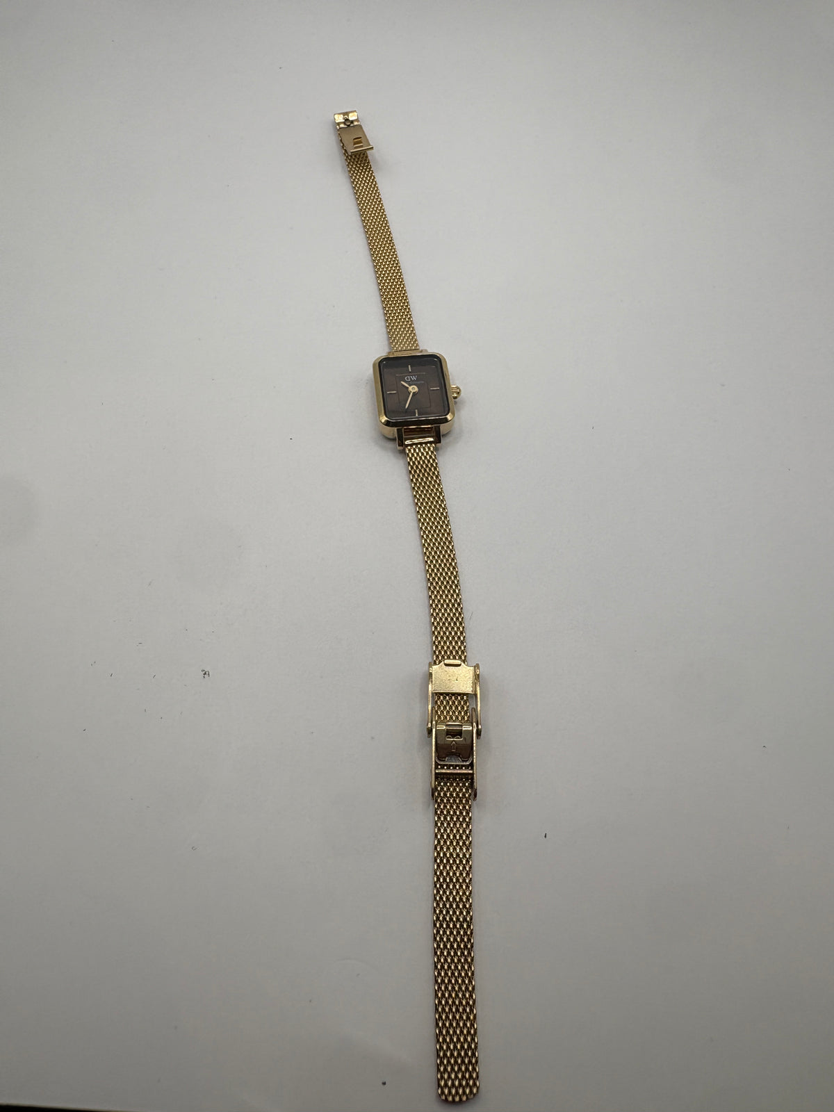 Daniel Wellington Quadro Mini Evergold Amber DW00100654 Gold Brown Watch
