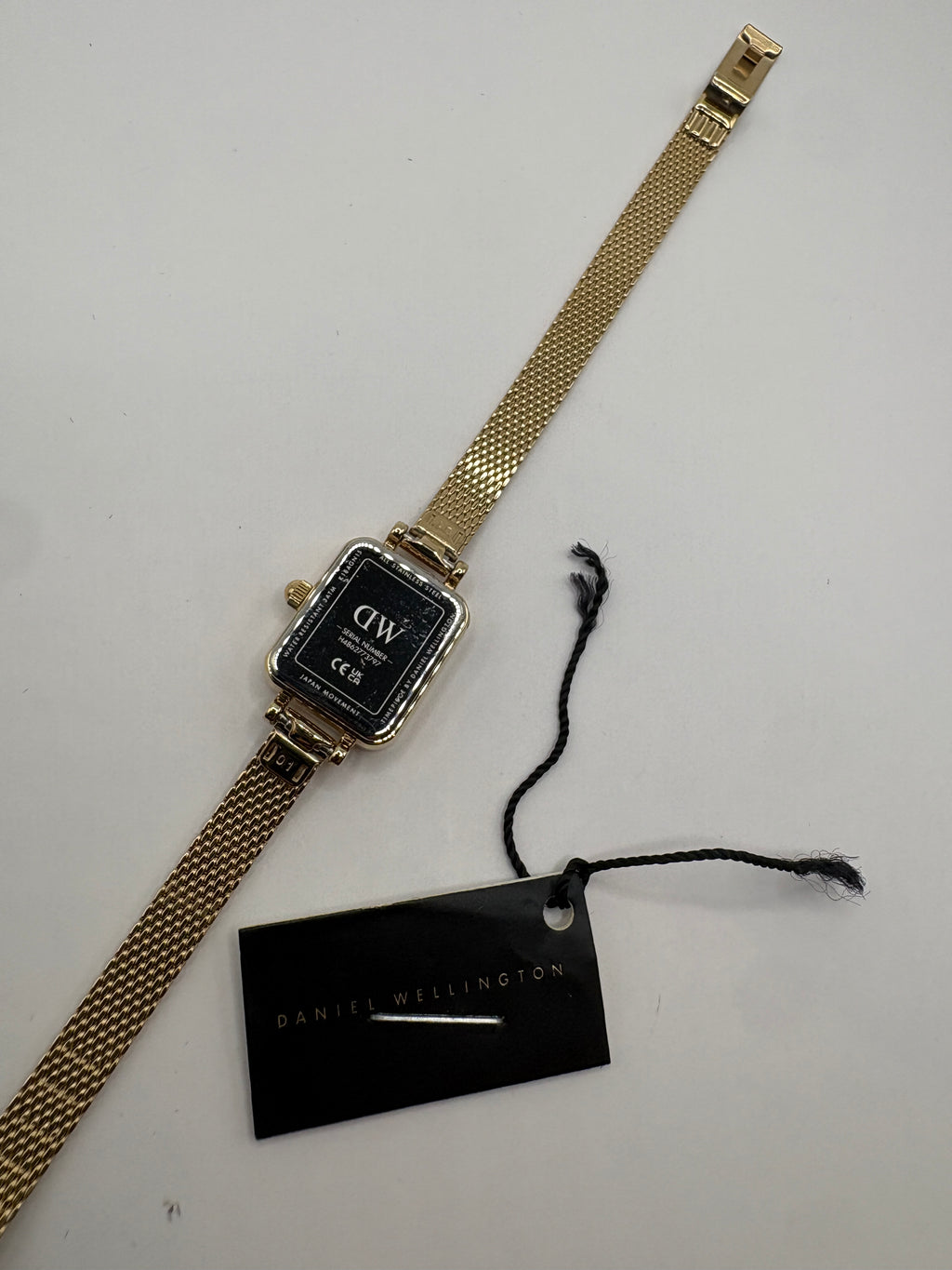 Daniel Wellington Quadro Mini Evergold Amber DW00100654 Gold Brown Watch