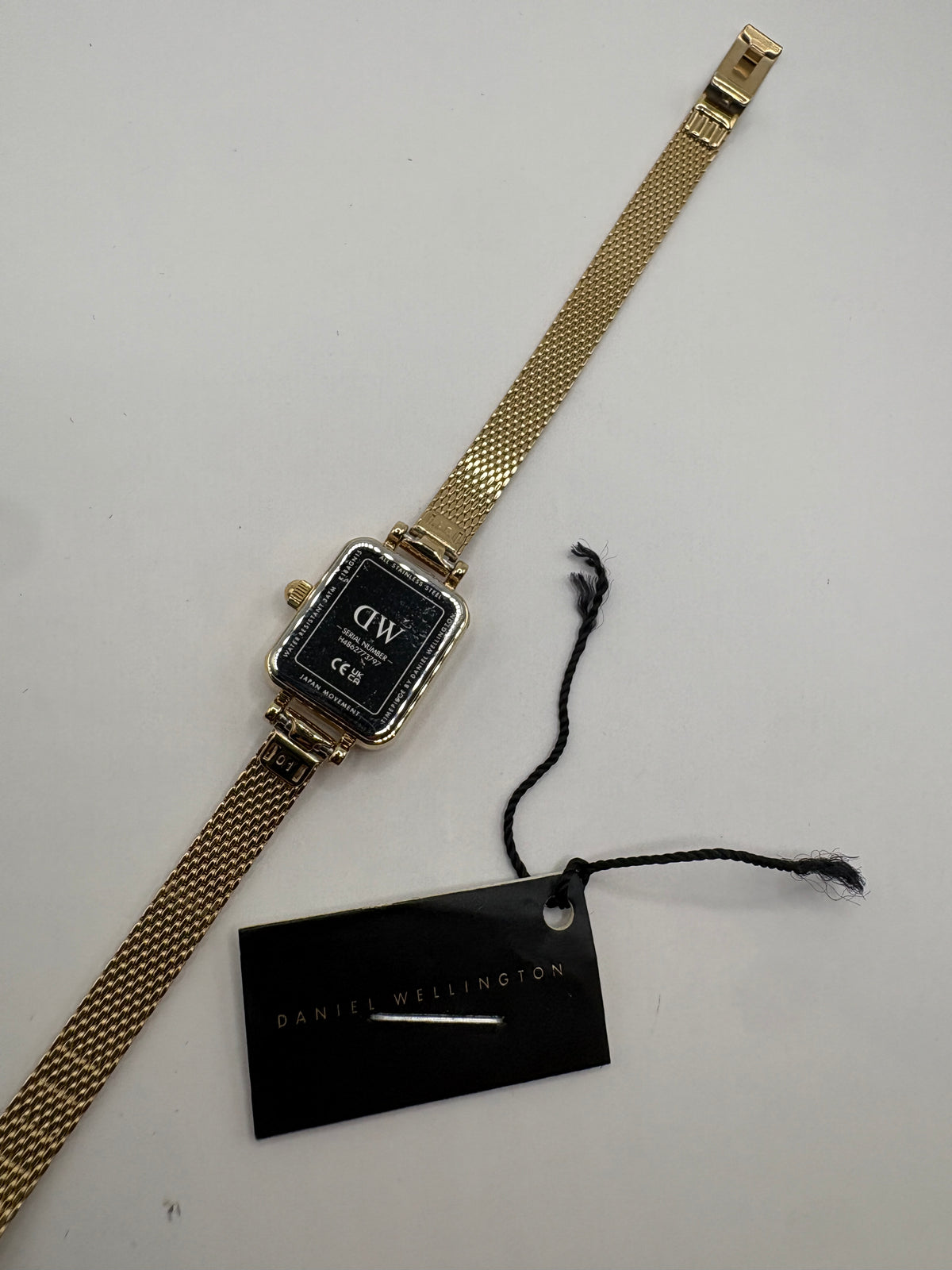 Daniel Wellington Quadro Mini Evergold Amber DW00100654 Gold Brown Watch