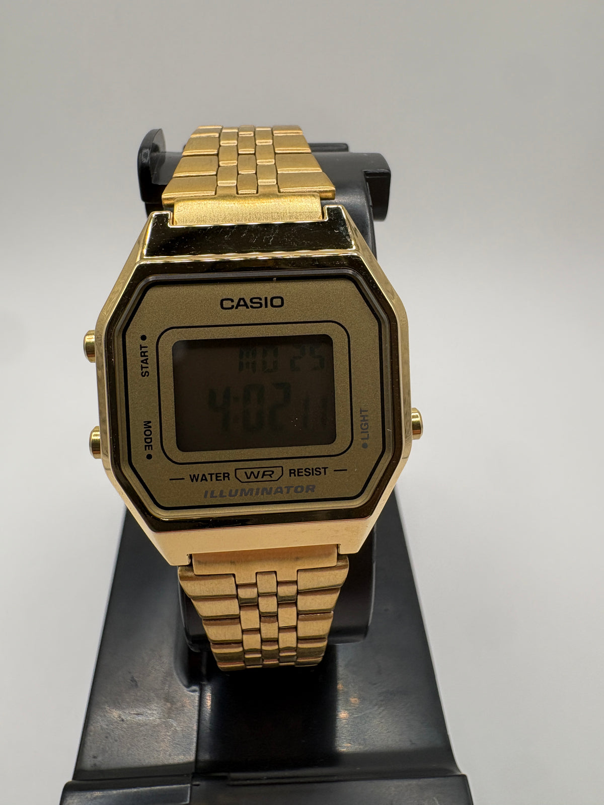 Casio LA-680WGA-9B Digital Gold Tone Illuminator Watch