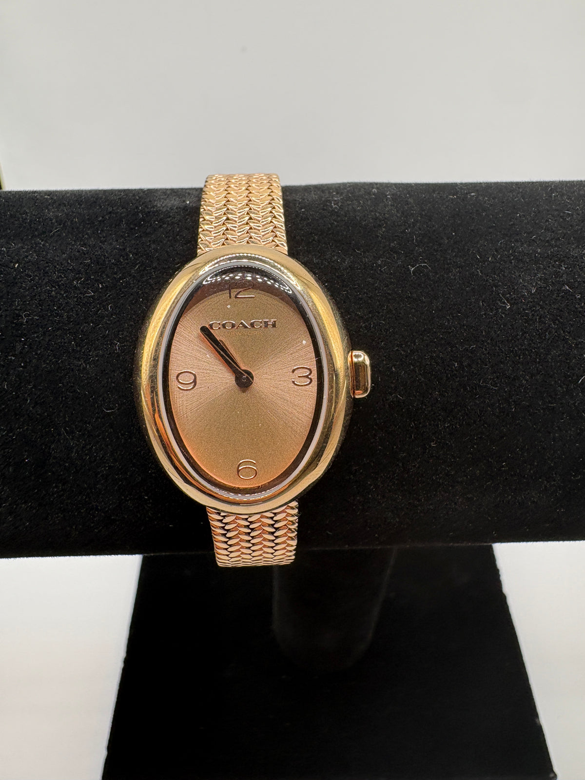Coach Sammy Rose Gold-Tone Mesh Bracelet Women's Watch