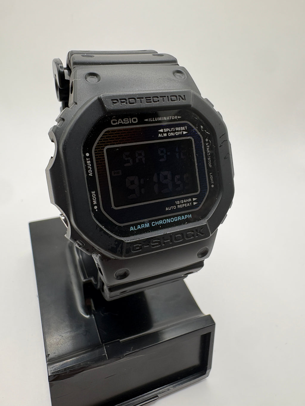 Casio G-Shock DW-5600RW-1 5600 Series Digital Watch Black Resin