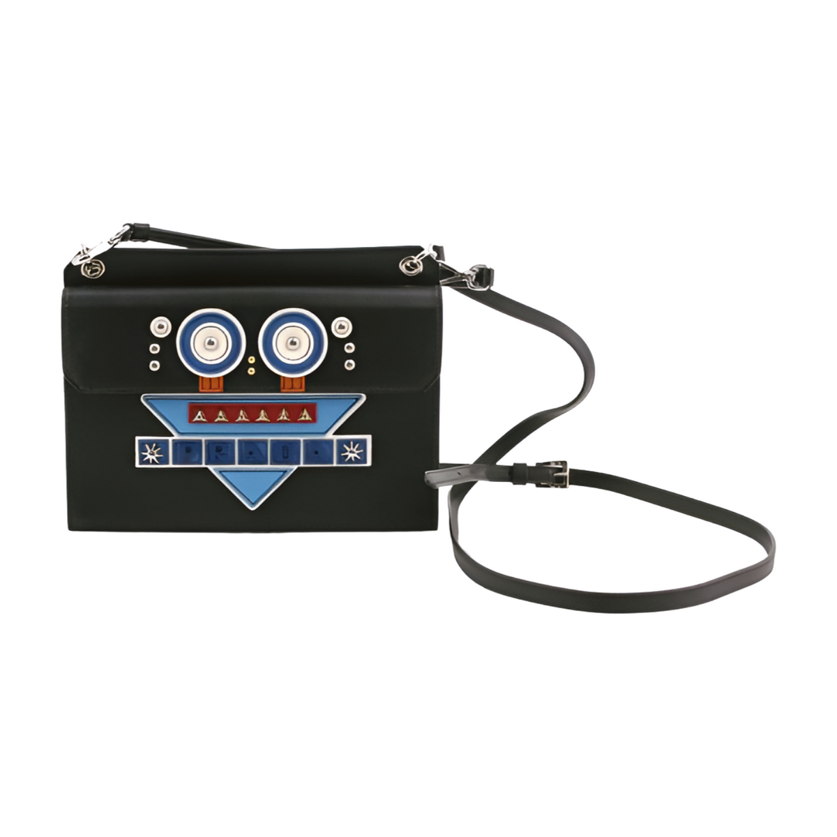 6210 - Prada Robot Crossbody Bag Black