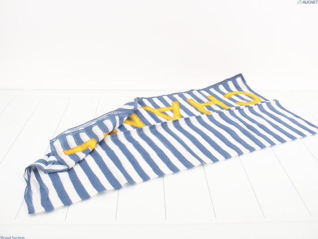 5932 - Chanel Scarf Nutical Blue Yellow 80x80