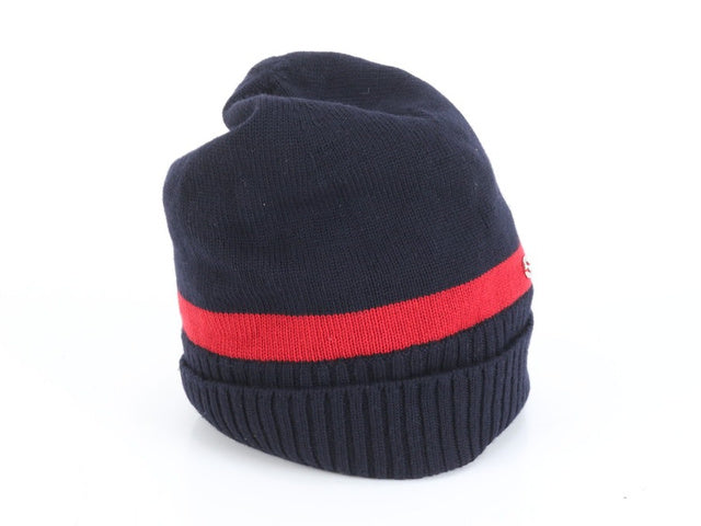 6104 - Gucci Interlocking G Stripe Knit Beanie