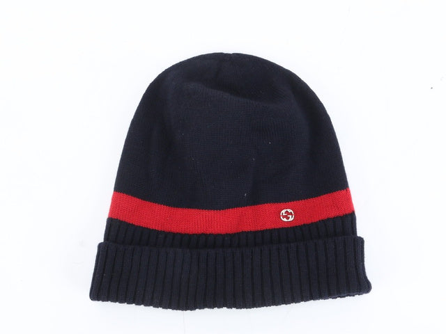 6104 - Gucci Interlocking G Stripe Knit Beanie
