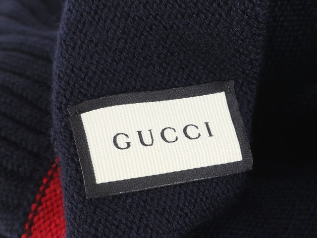 6104 - Gucci Interlocking G Stripe Knit Beanie