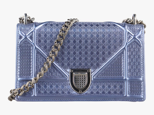 6328 - Christian Dior Small Micro-Cannage Diorama Flap Bag
