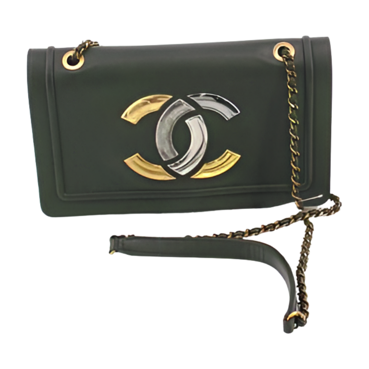 6280 - Chanel CC Antico Flap Bag - Coco Mark Shoulder Bag