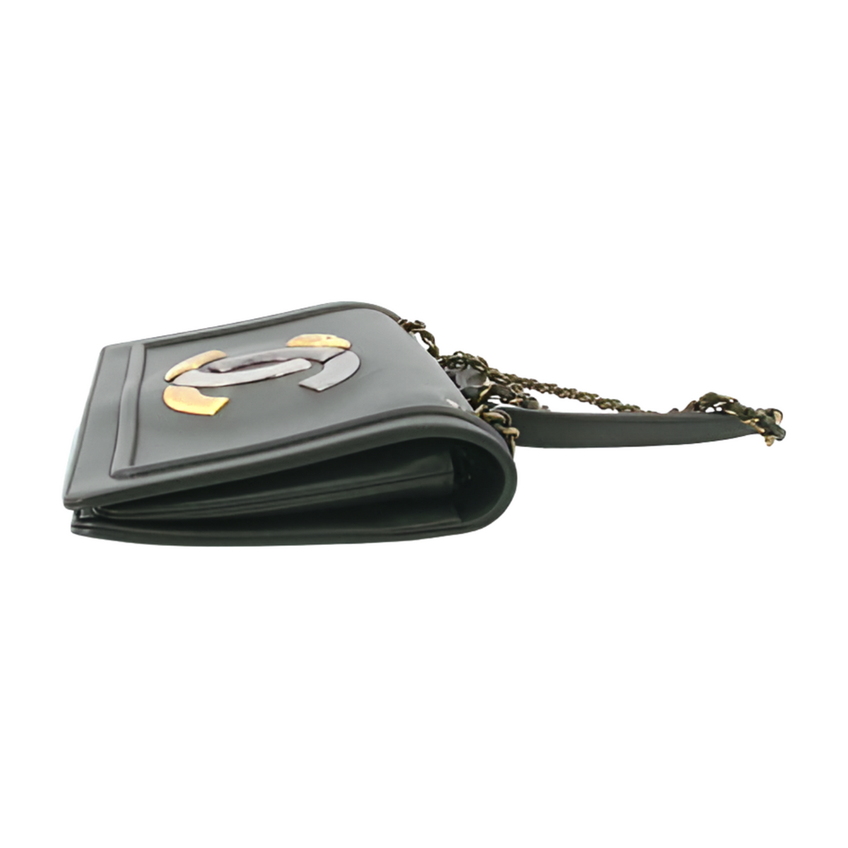 6280 - Chanel CC Antico Flap Bag - Coco Mark Shoulder Bag