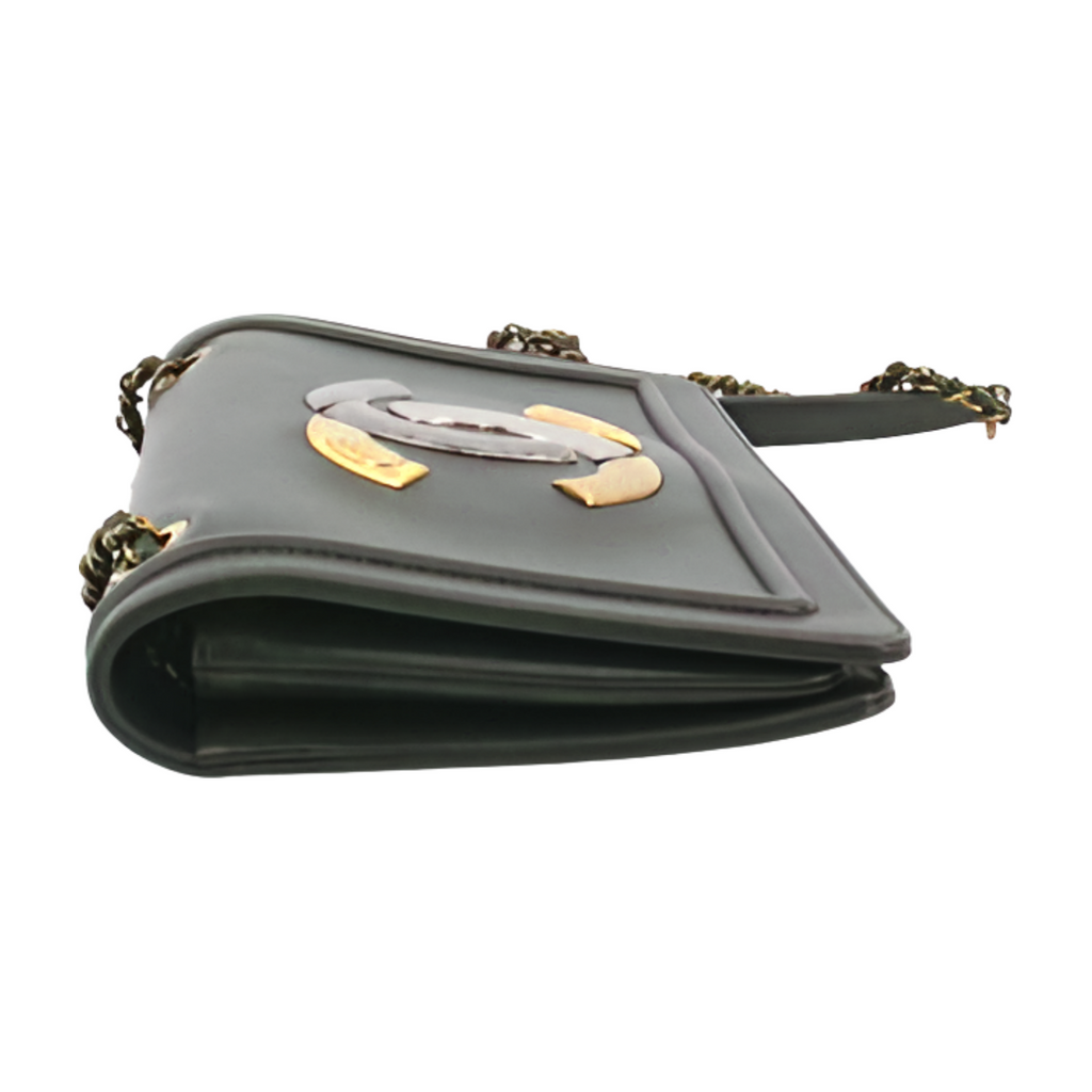 6280 - Chanel CC Antico Flap Bag - Coco Mark Shoulder Bag
