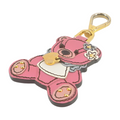 6287 Prada Bear Bag Charm - Gold & Pink